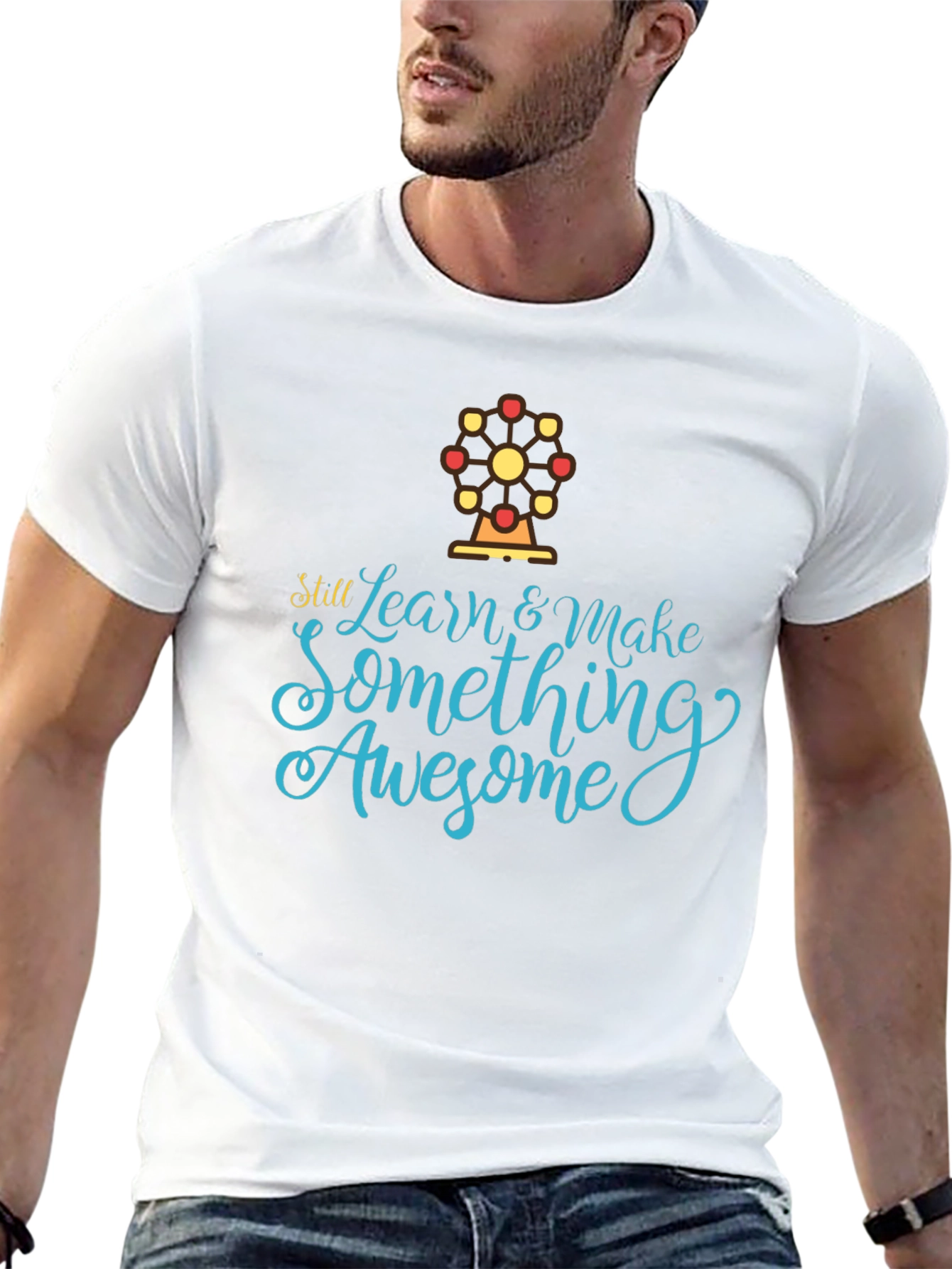 Learn & Make Awesome T-Shirt - Stylish Graphic Tee