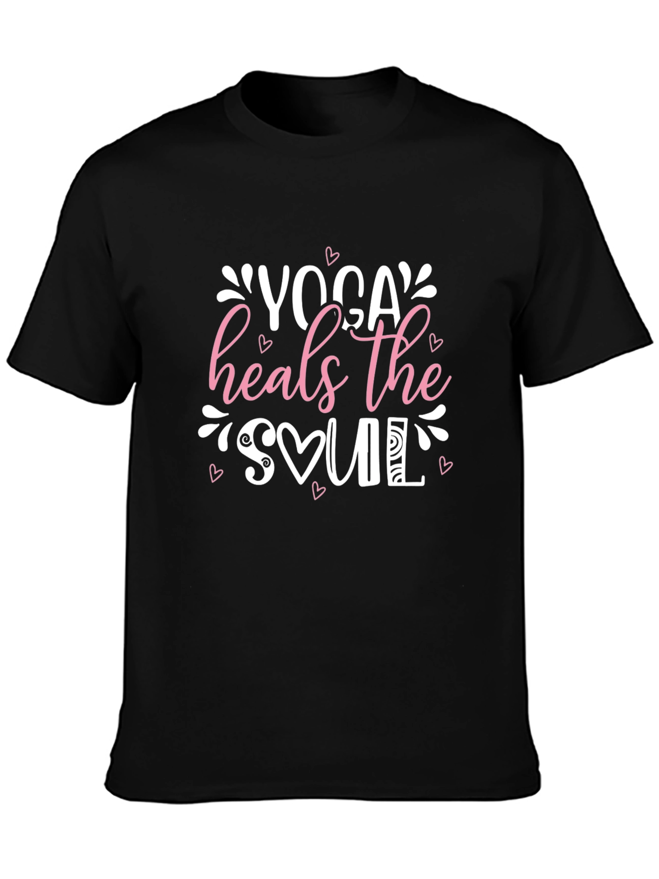 Yoga Heals the Soul Graphic T-Shirt