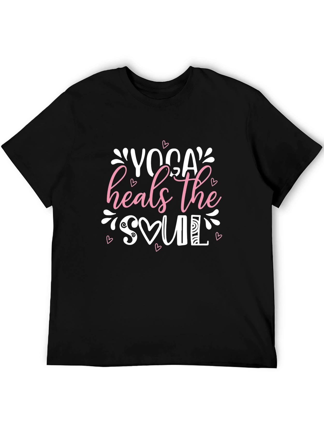Yoga Heals the Soul Graphic T-Shirt