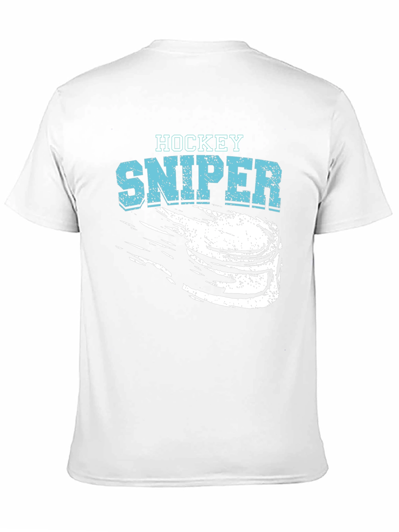 Hockey Sniper T-Shirt - Black Graphic Tee