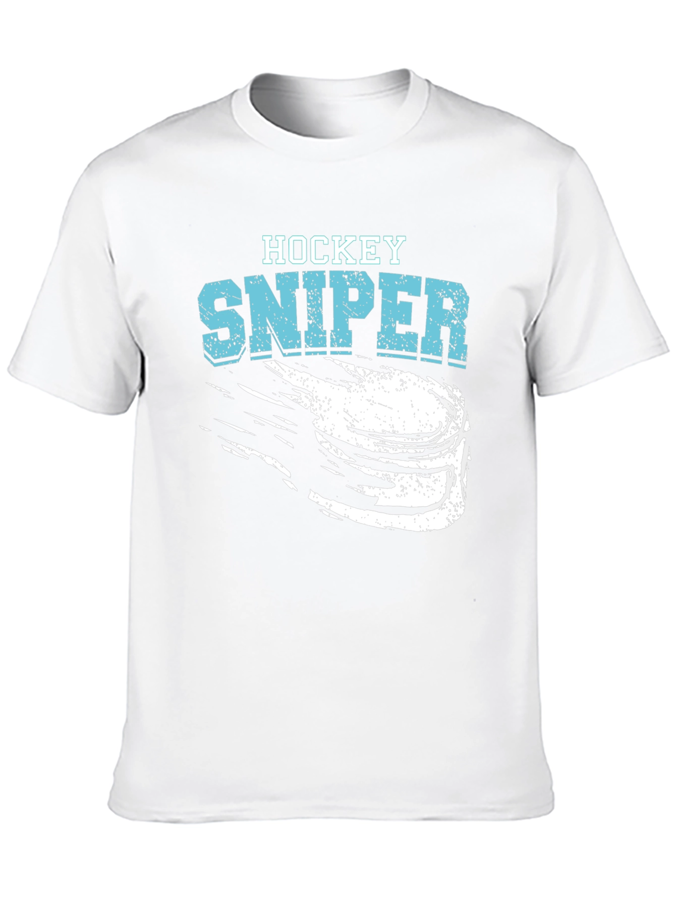 Hockey Sniper T-Shirt - Black Graphic Tee