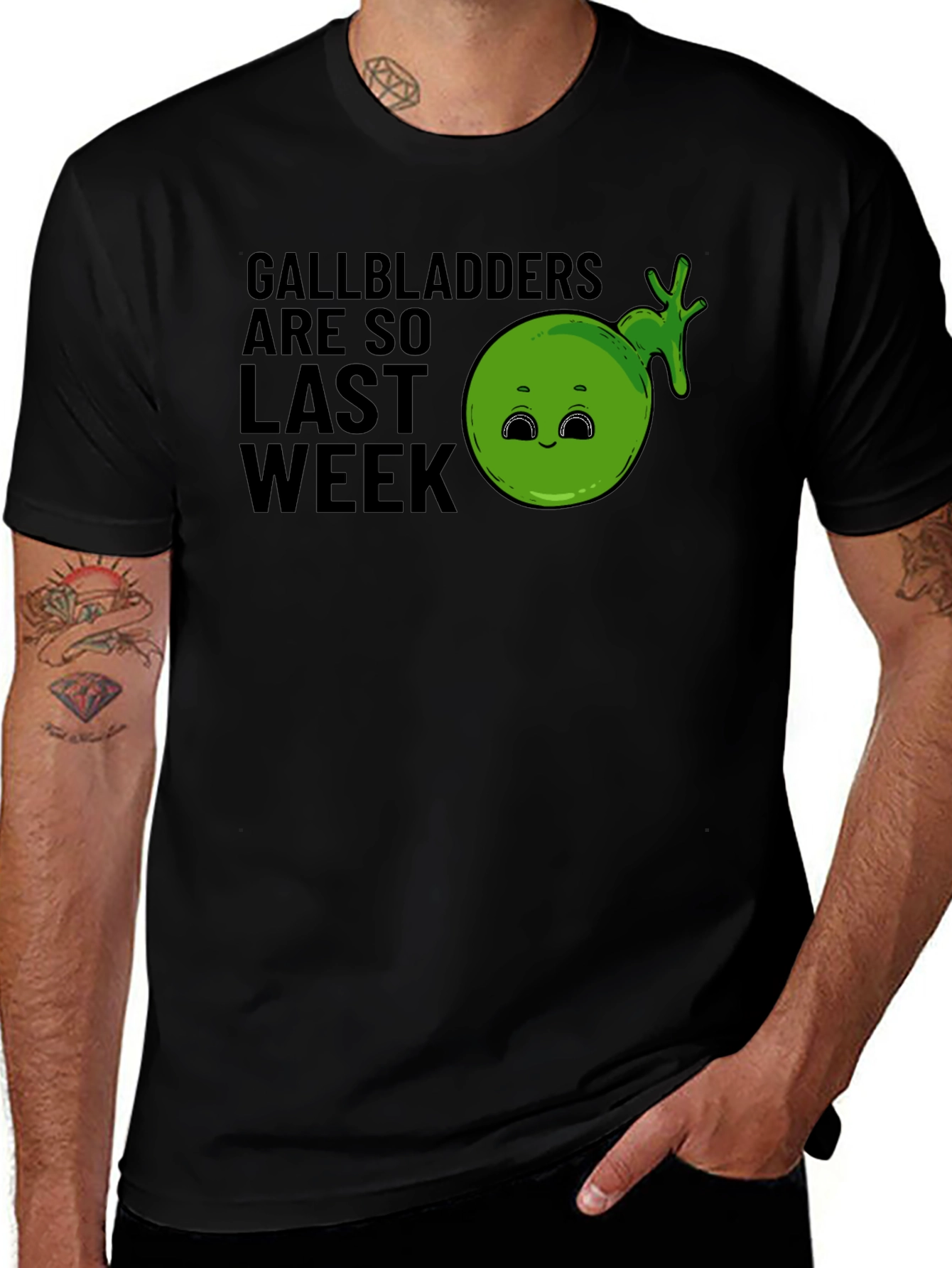 Gallbladders Are So Last Week Funny Graphic T-Shirt