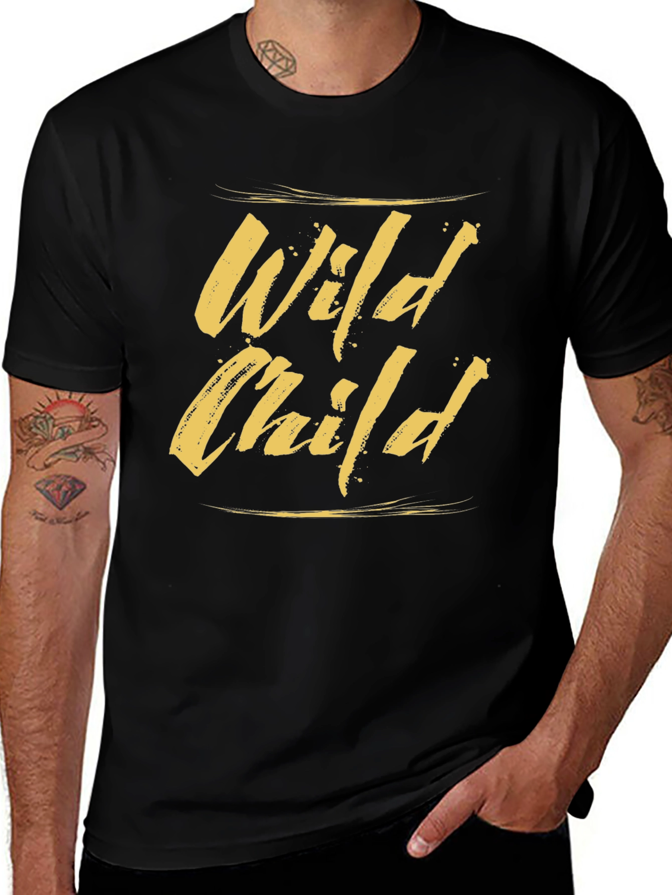 Wild Child Graphic Tee - Unisex Cotton T-Shirt