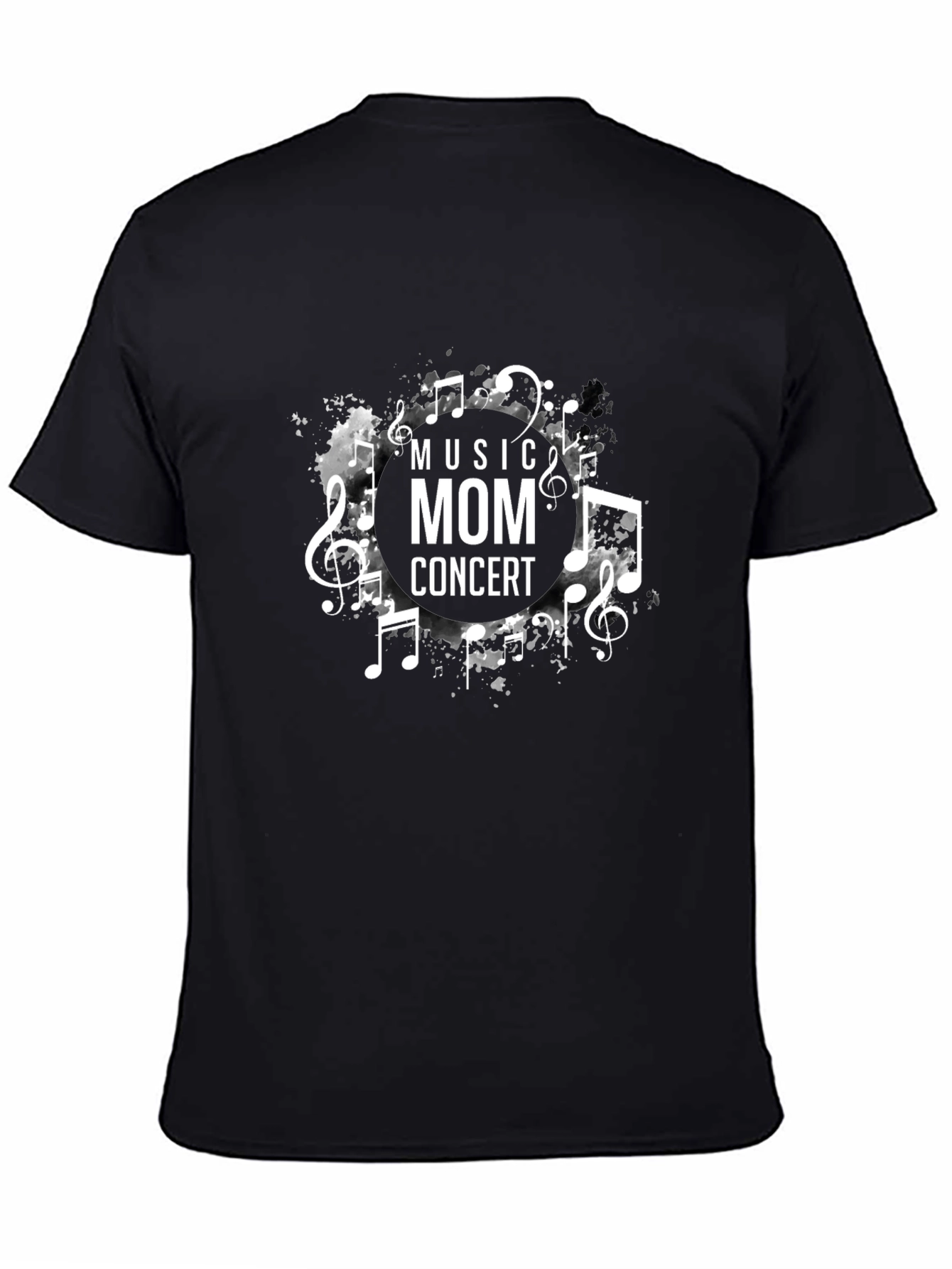 Music Mom Concert T-Shirt - Black