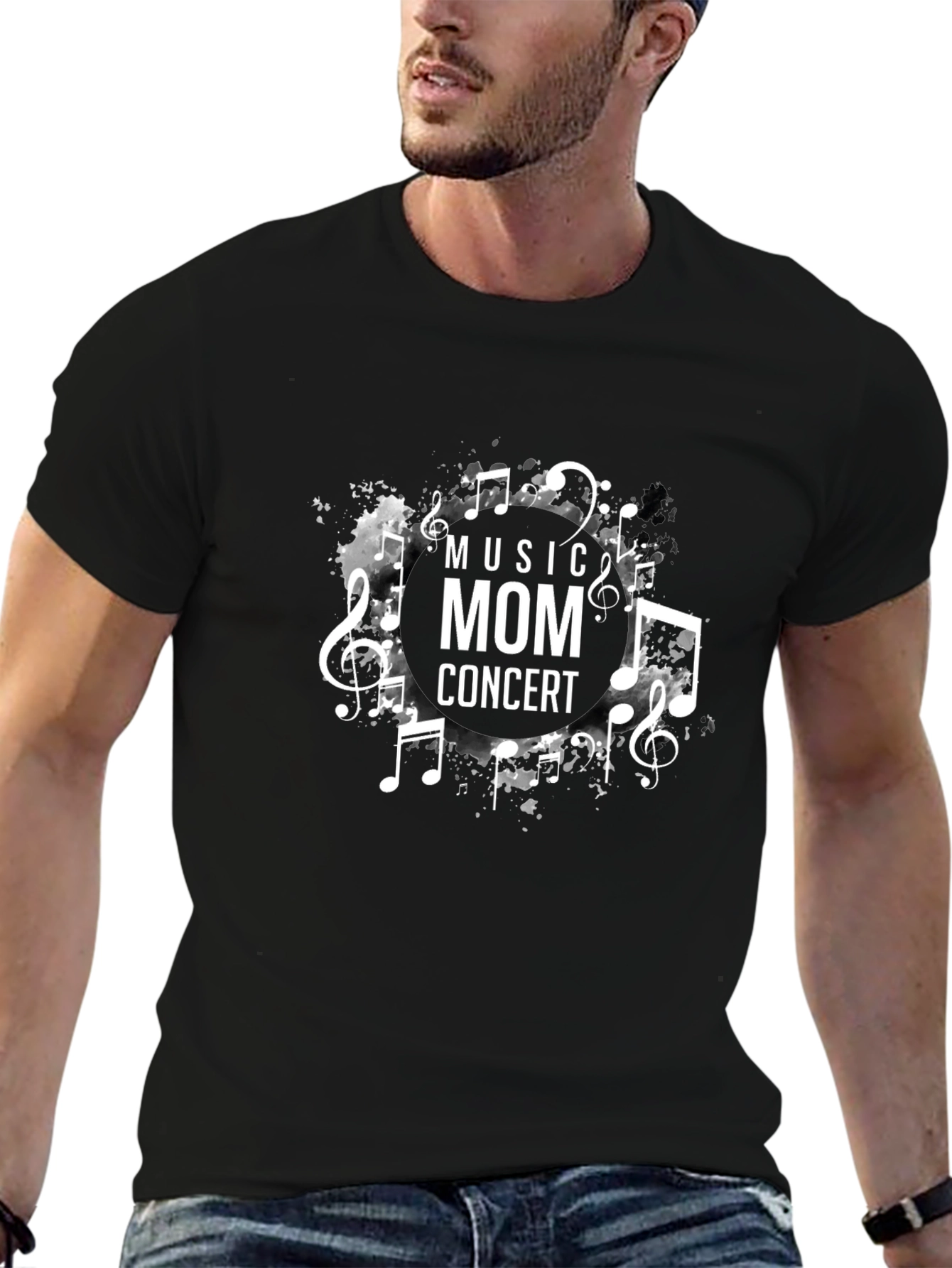 Music Mom Concert T-Shirt - Black