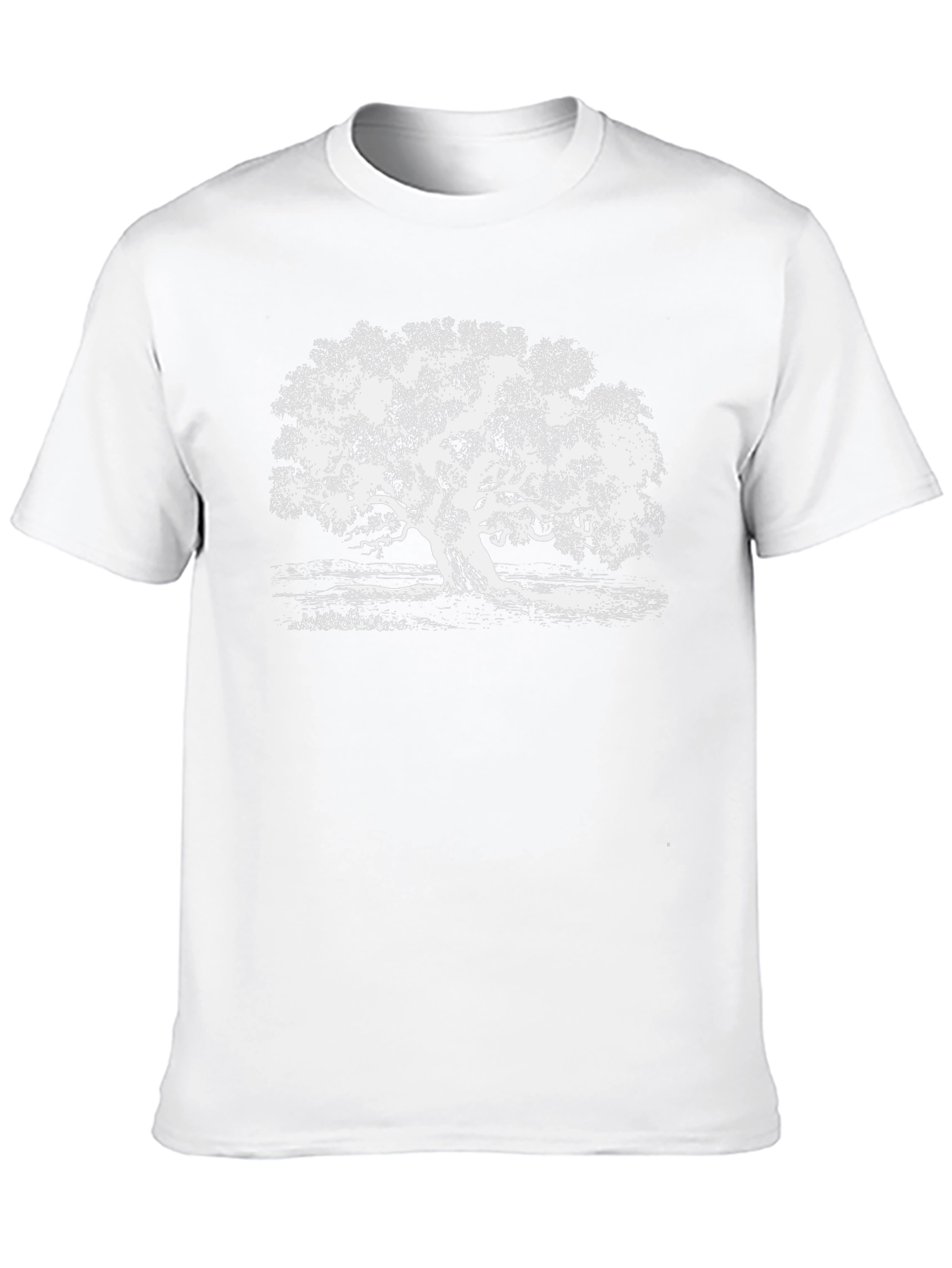 Tree Graphic Black T-Shirt for Nature Lovers