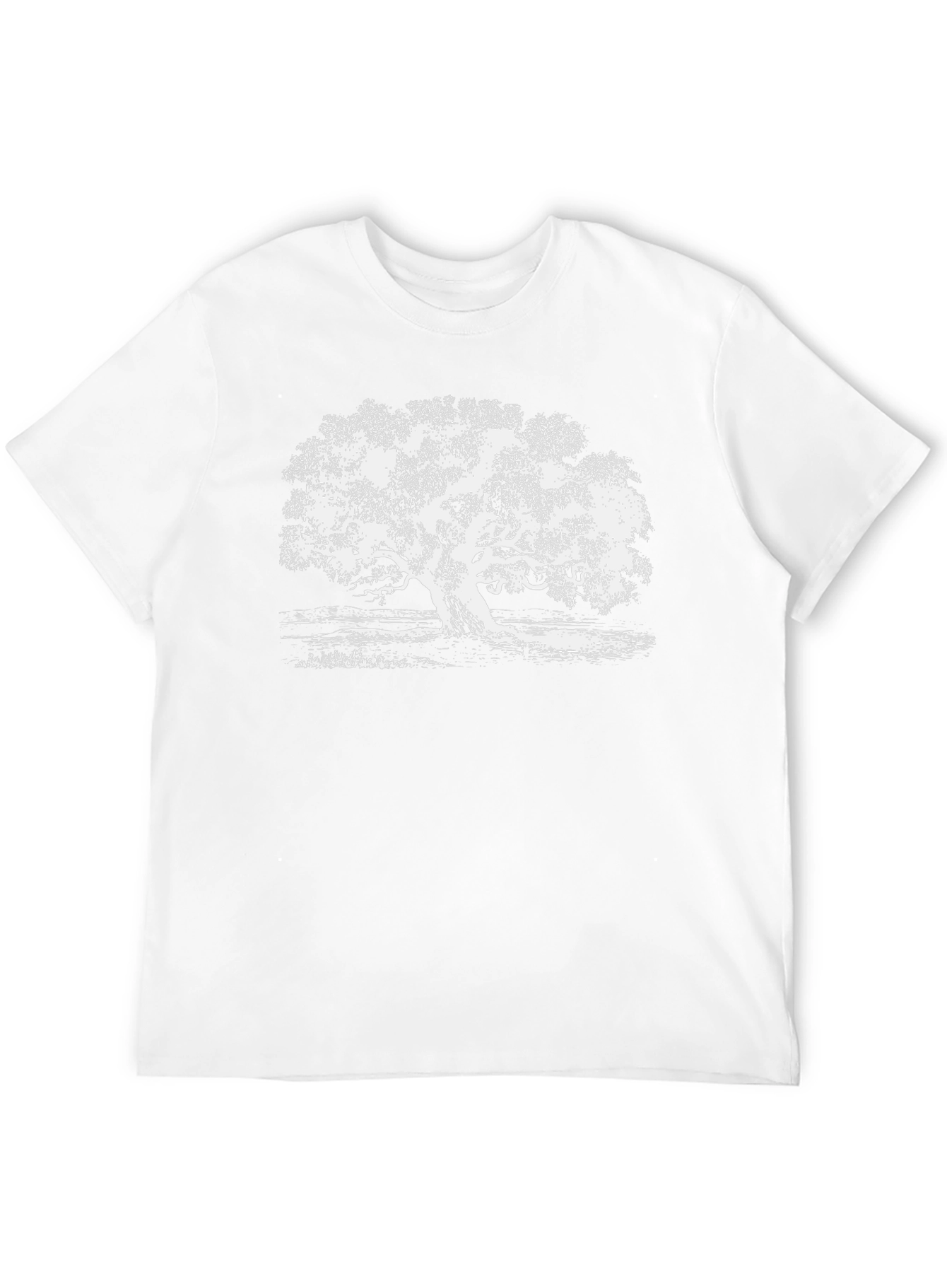 Tree Graphic Black T-Shirt for Nature Lovers