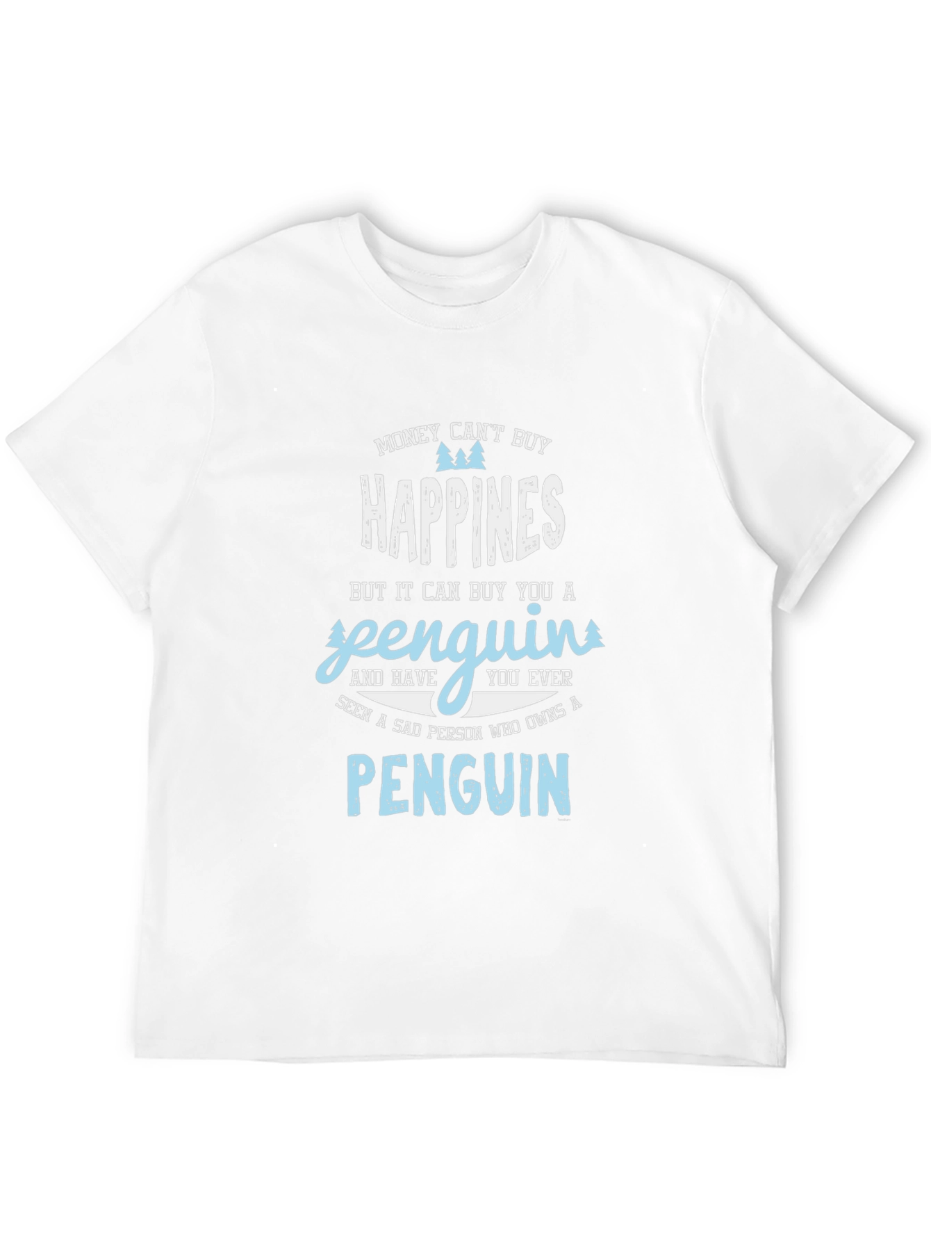 Penguin Happiness Graphic T-Shirt