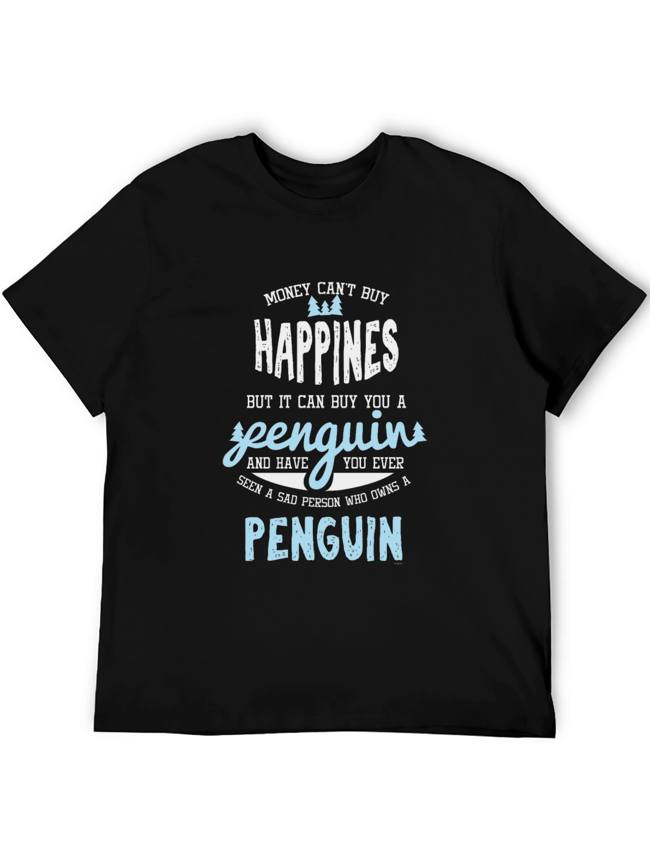 Penguin Happiness Graphic T-Shirt