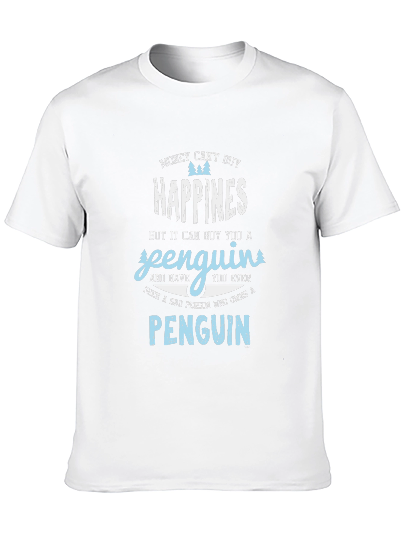 Penguin Happiness Graphic T-Shirt
