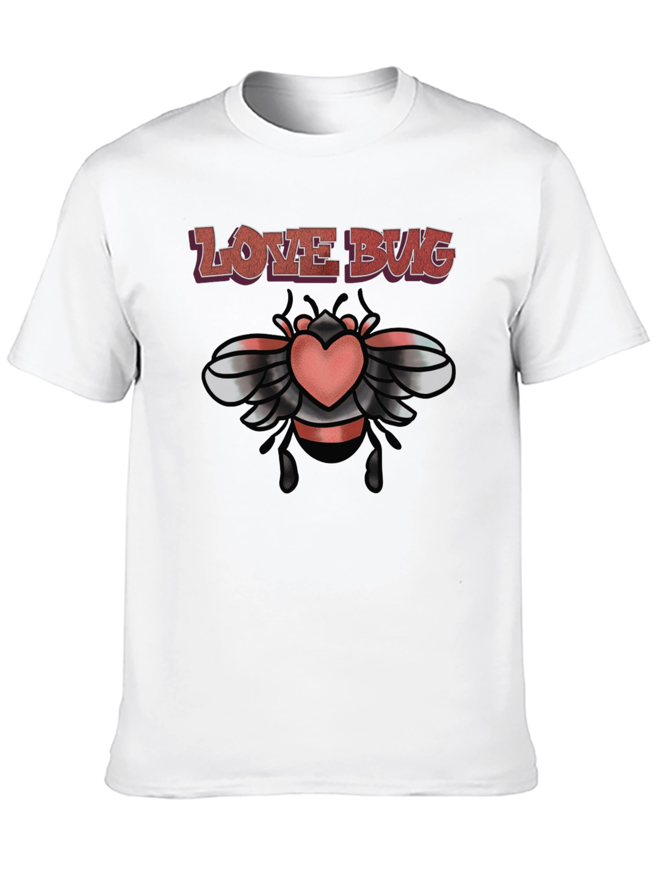 Love Bug Graphic Tee - Trendy Design