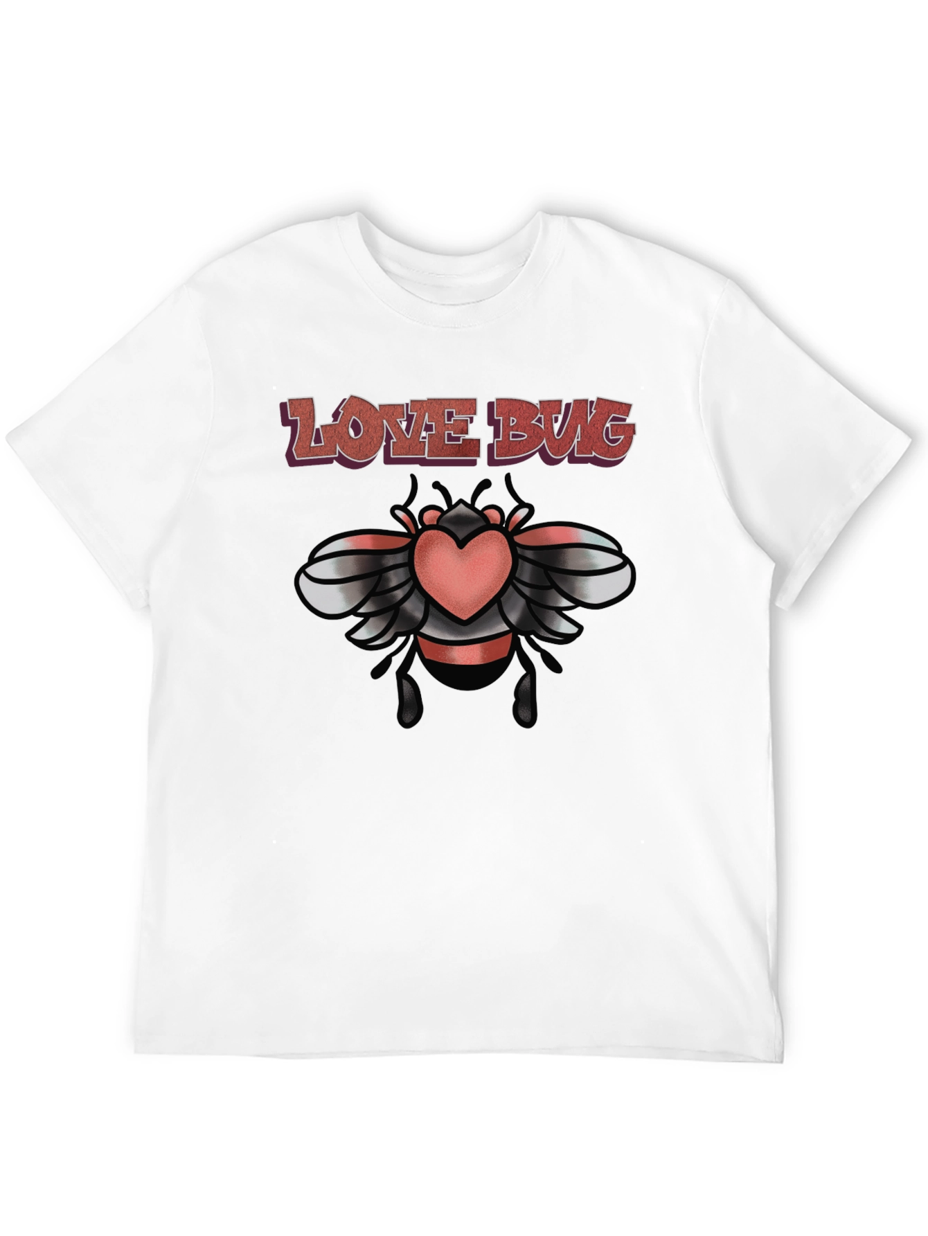 Love Bug Graphic Tee - Trendy Design