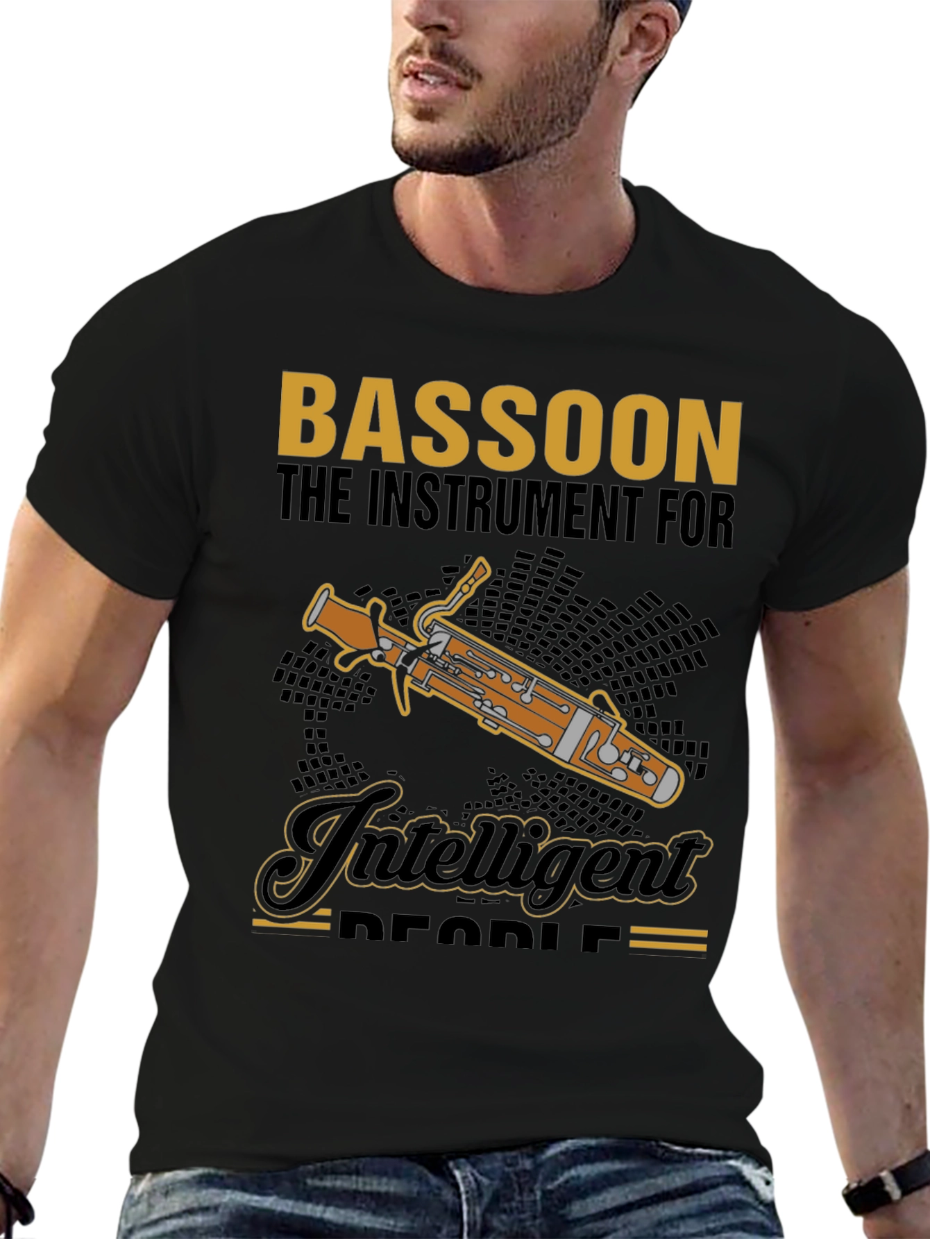 Bassoon Instrument for Intelligent People Graphic T-Shirt