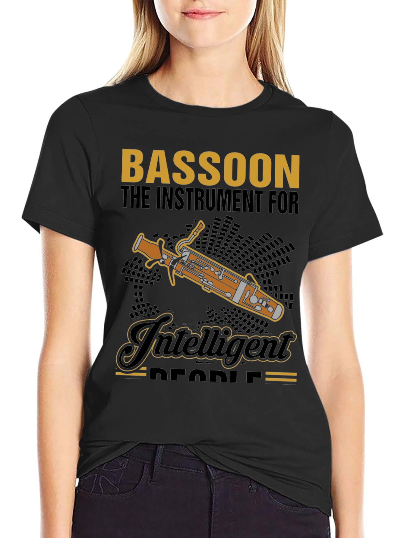 Bassoon Instrument for Intelligent People Graphic T-Shirt