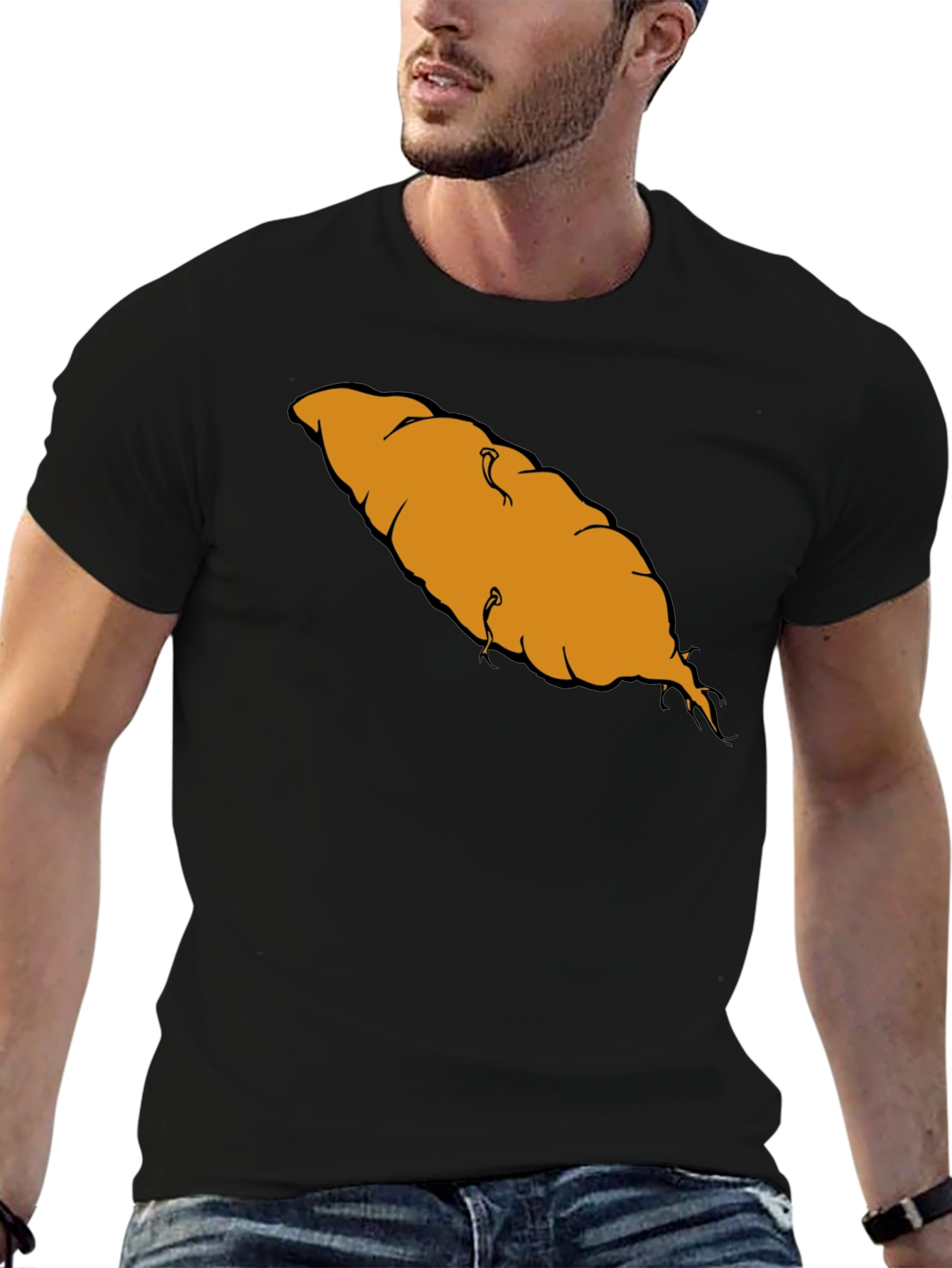 Funny Sweet Potato T-Shirt - Black