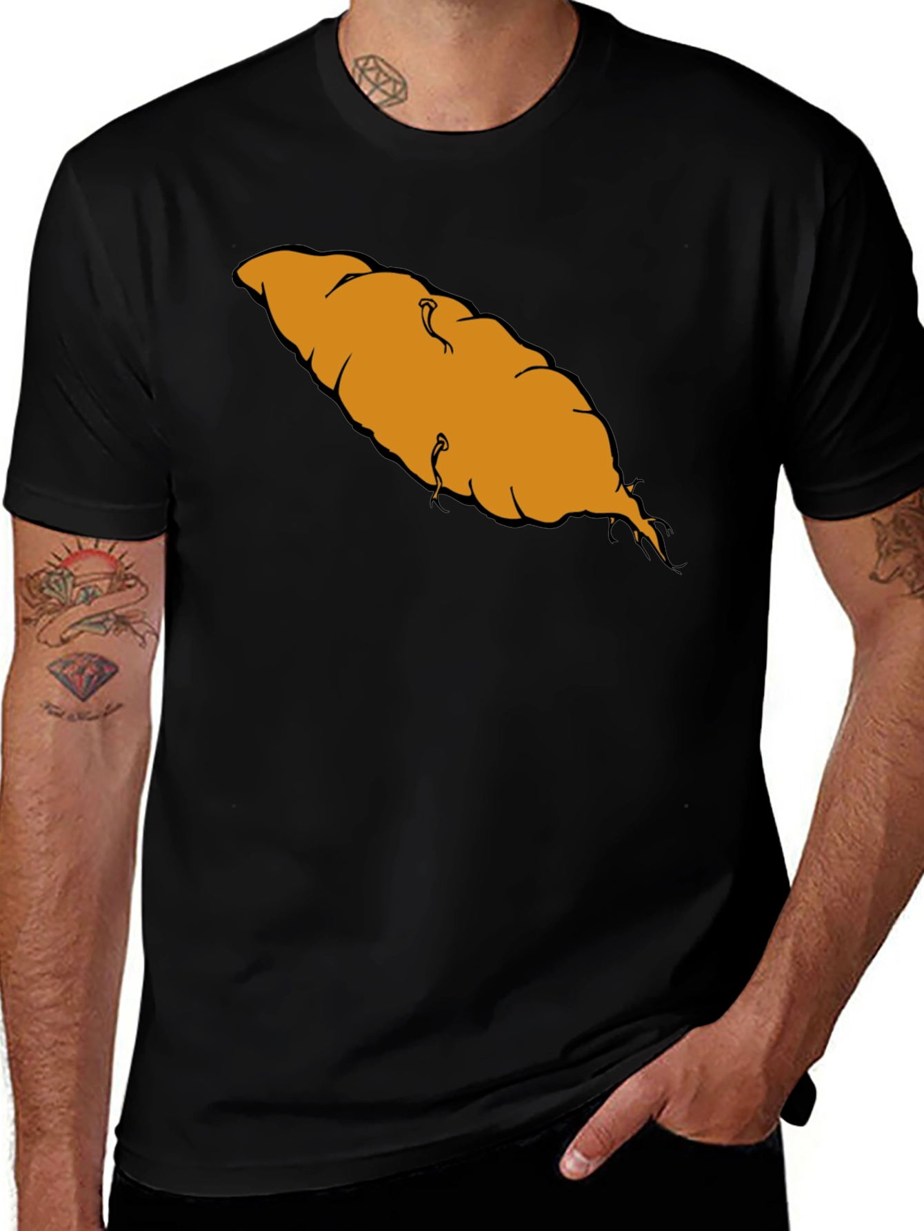 Funny Sweet Potato T-Shirt - Black