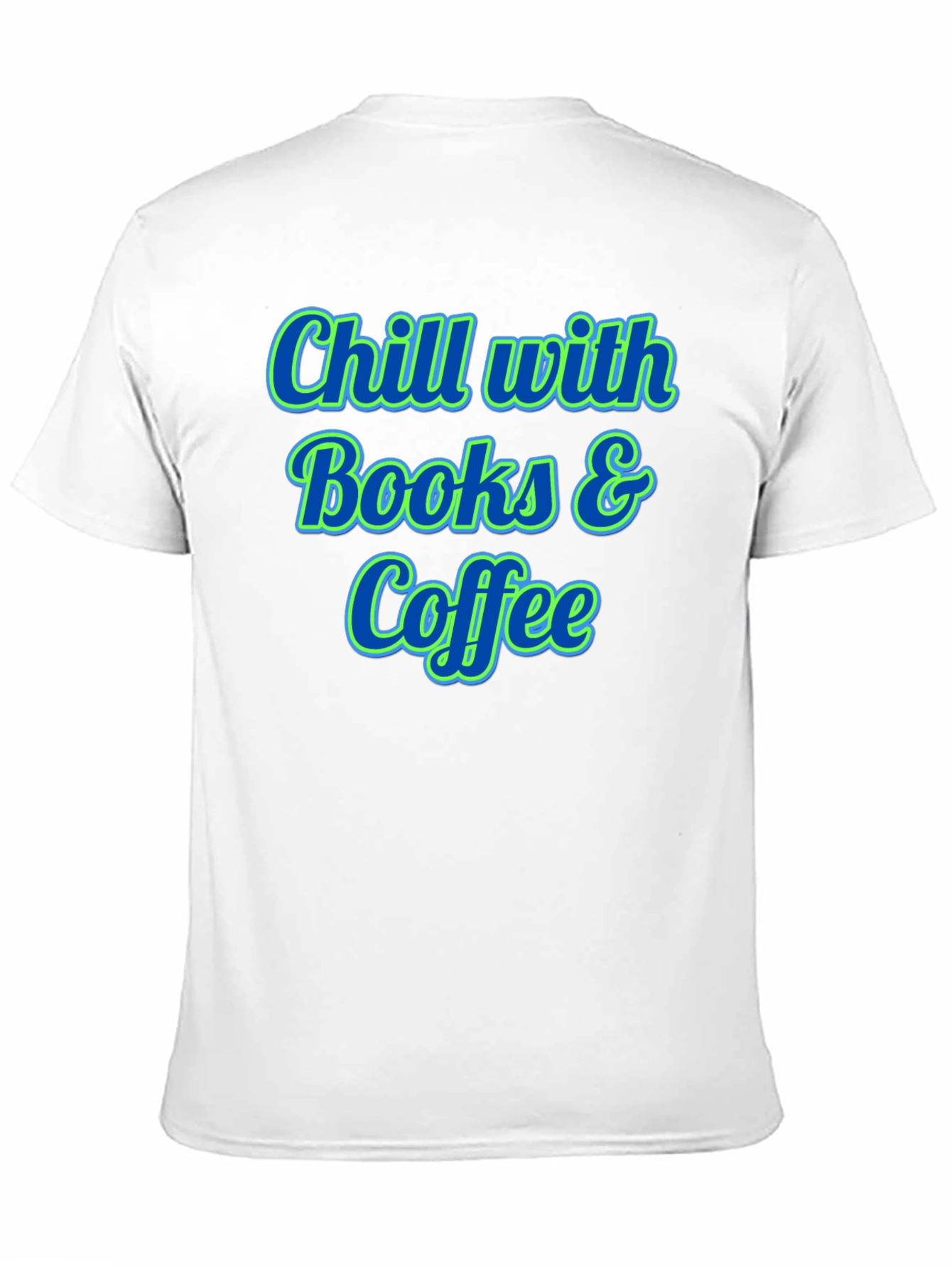 Chill with Books & Coffee Black T-Shirt