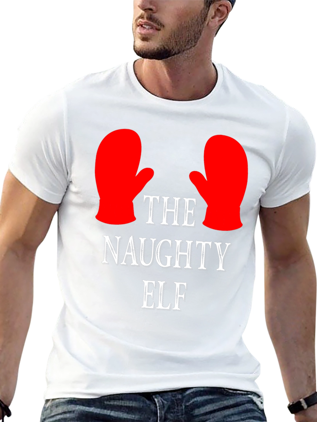 The Naughty Elf Holiday T-Shirt