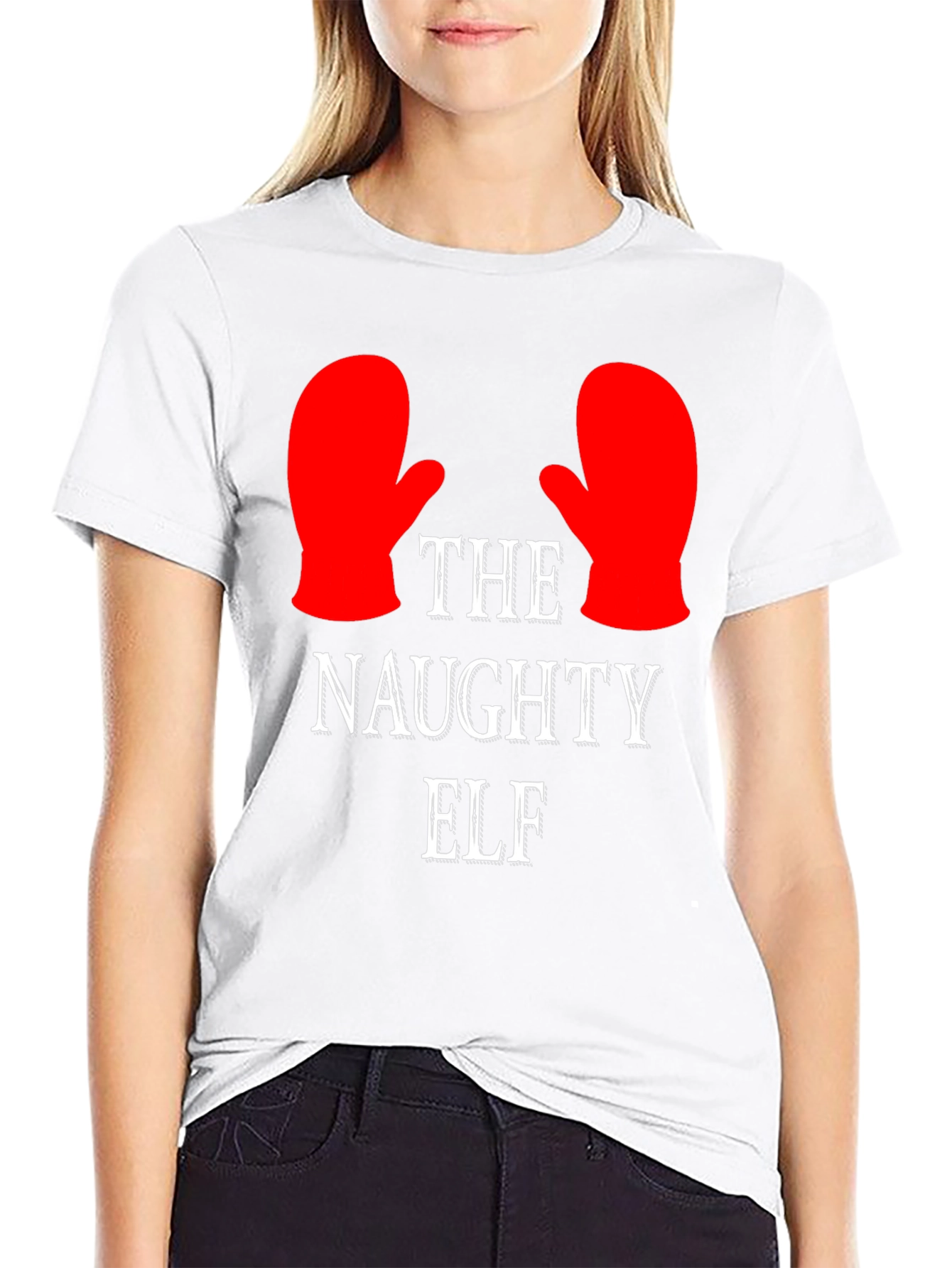 The Naughty Elf Holiday T-Shirt