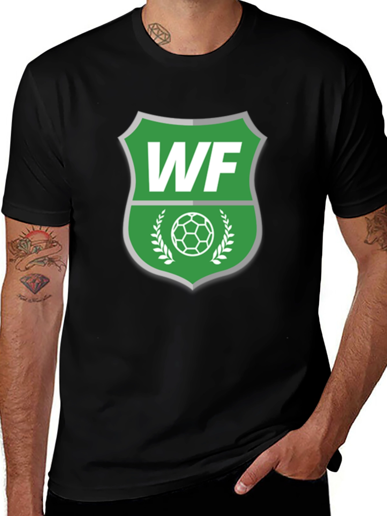 WF Soccer Club Graphic T-Shirt - Black