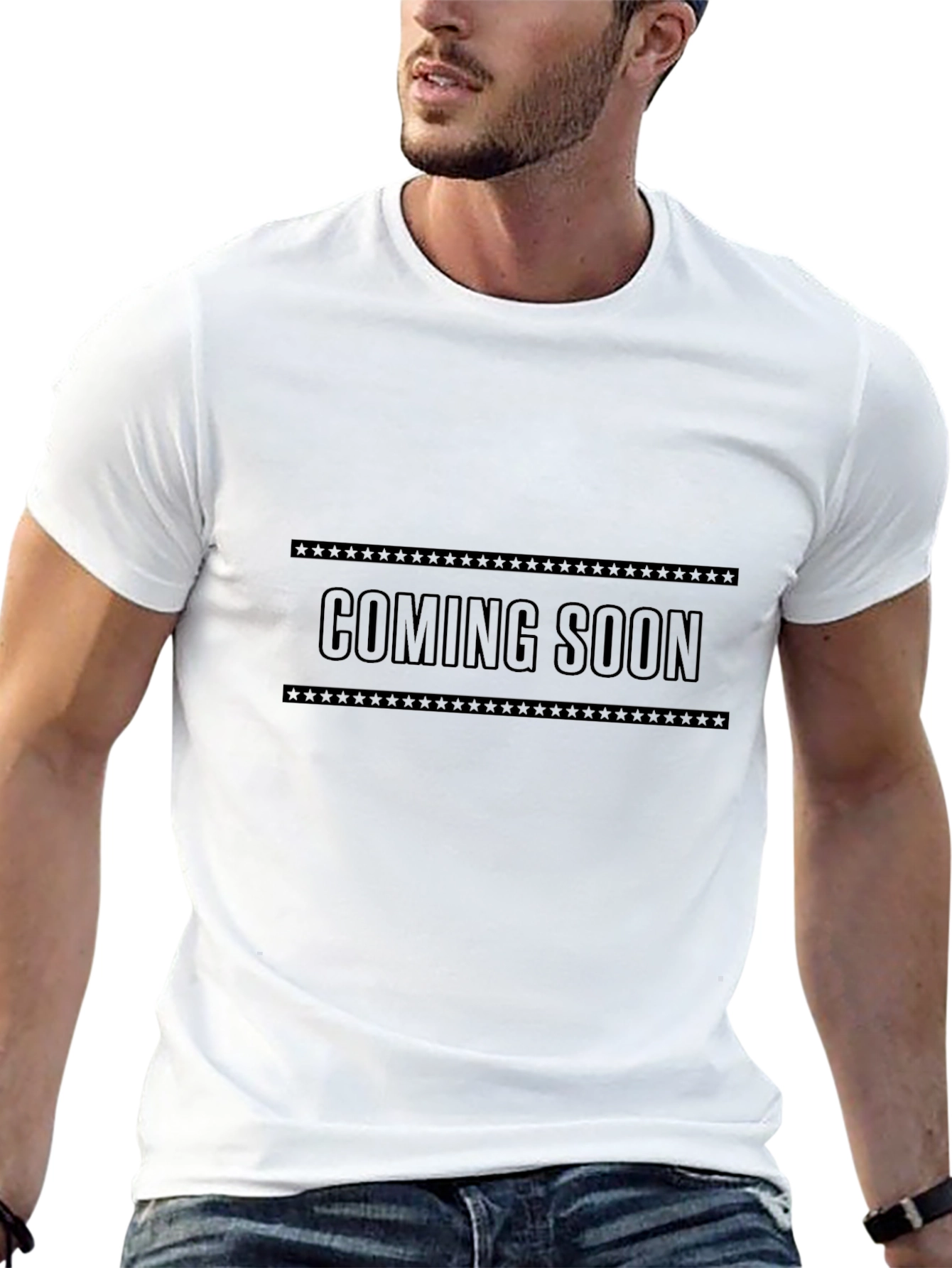 Coming Soon Black Tee