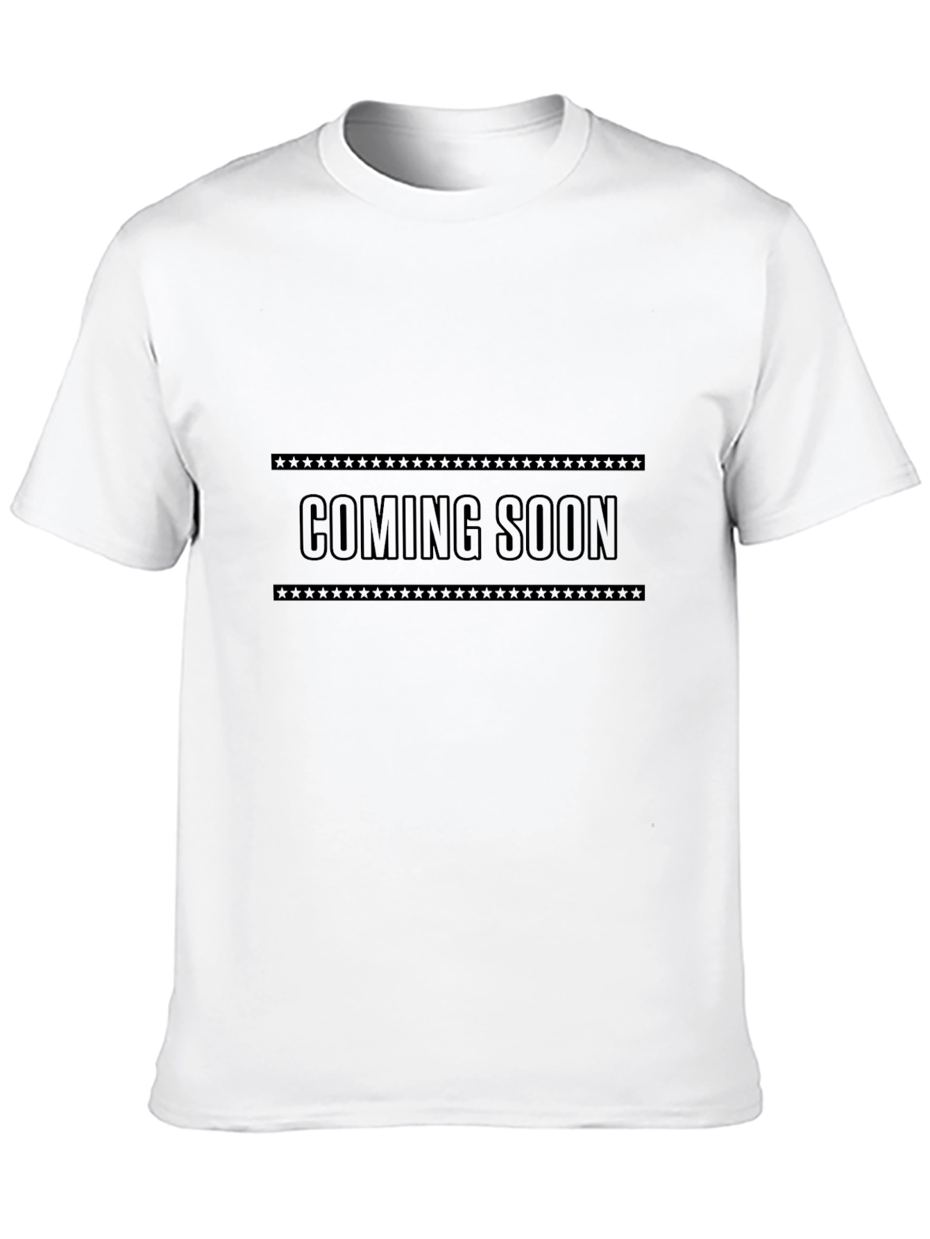 Coming Soon Black Tee