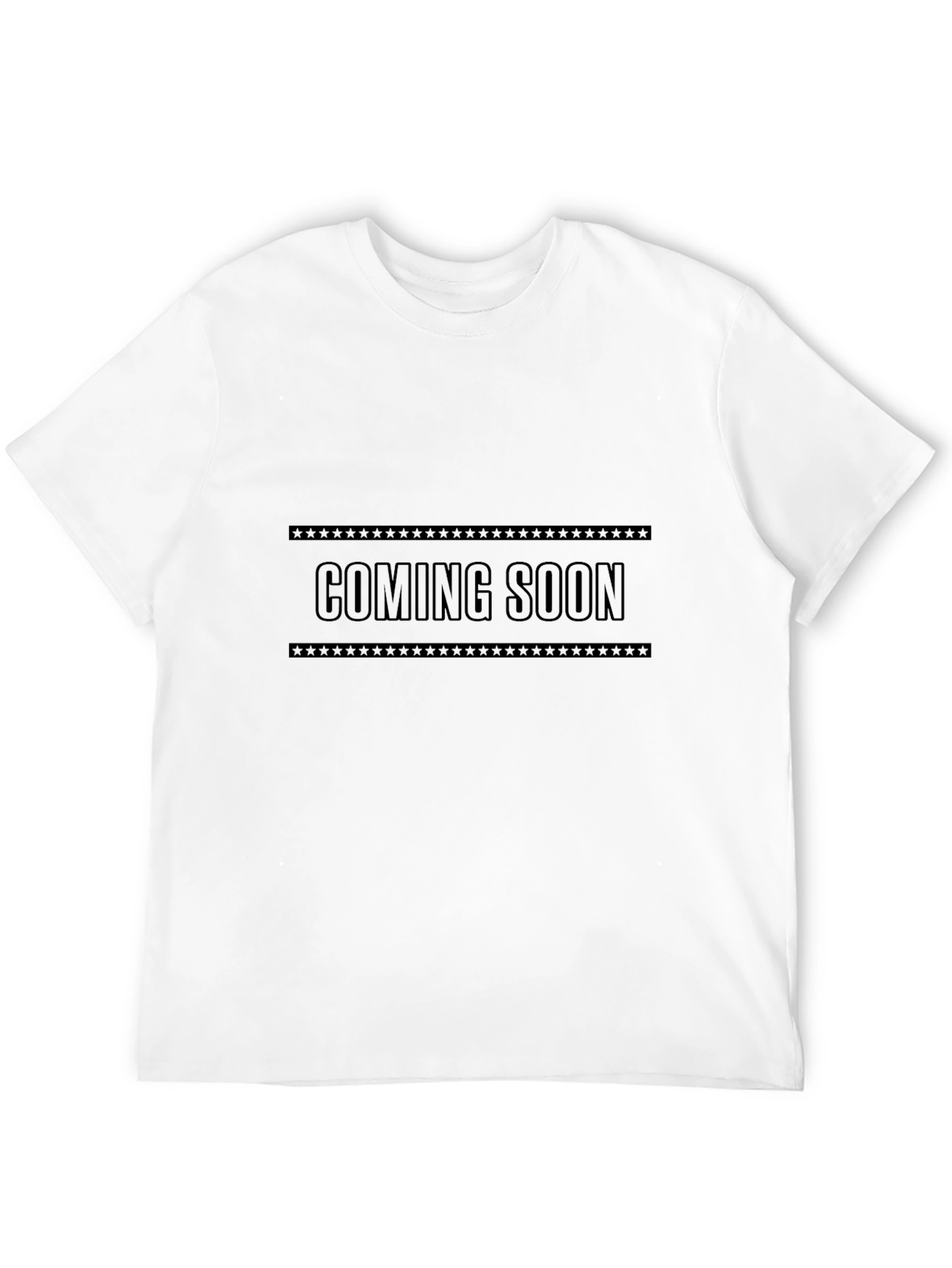 Coming Soon Black Tee