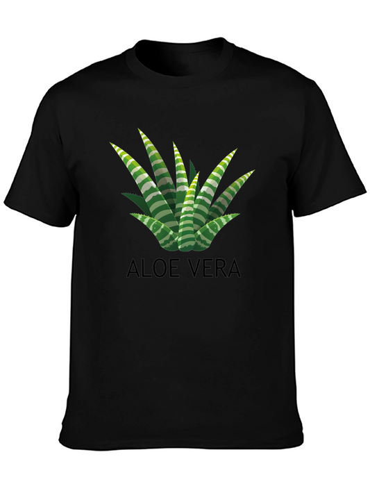 Aloe Vera Graphic T-Shirt - Trendy Plant Lover Tee