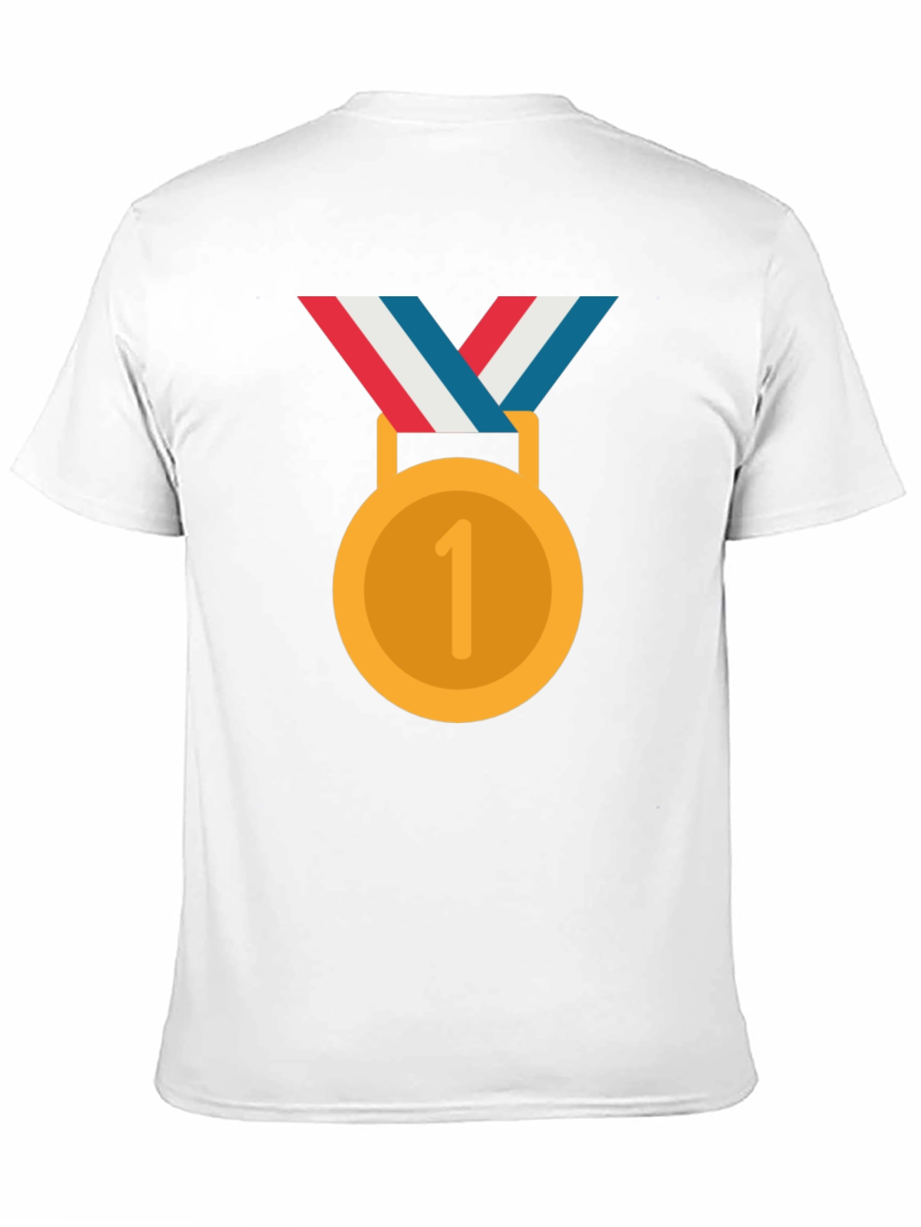 Winners Medal Graphic Tee - Black Cotton T-Shirt