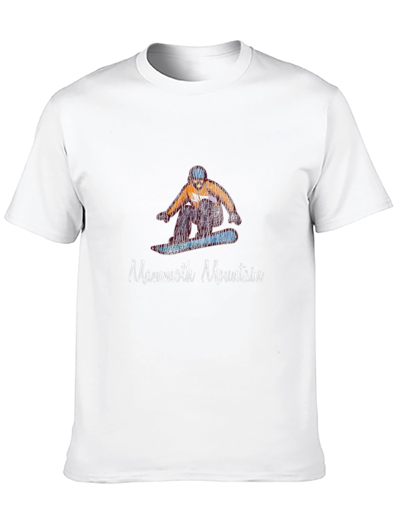 Mammoth Mountain Snowboarder Black T-Shirt