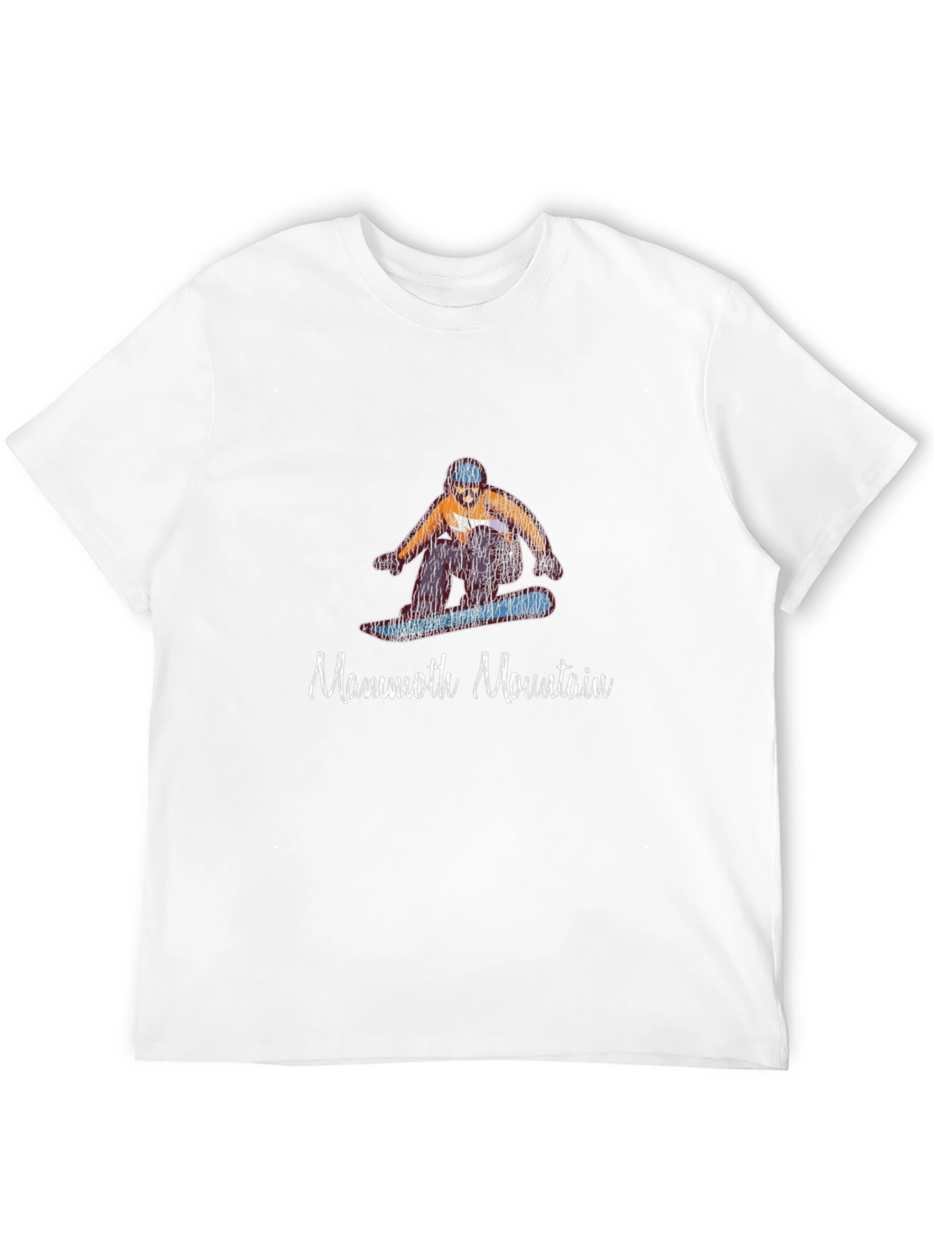 Mammoth Mountain Snowboarder Black T-Shirt