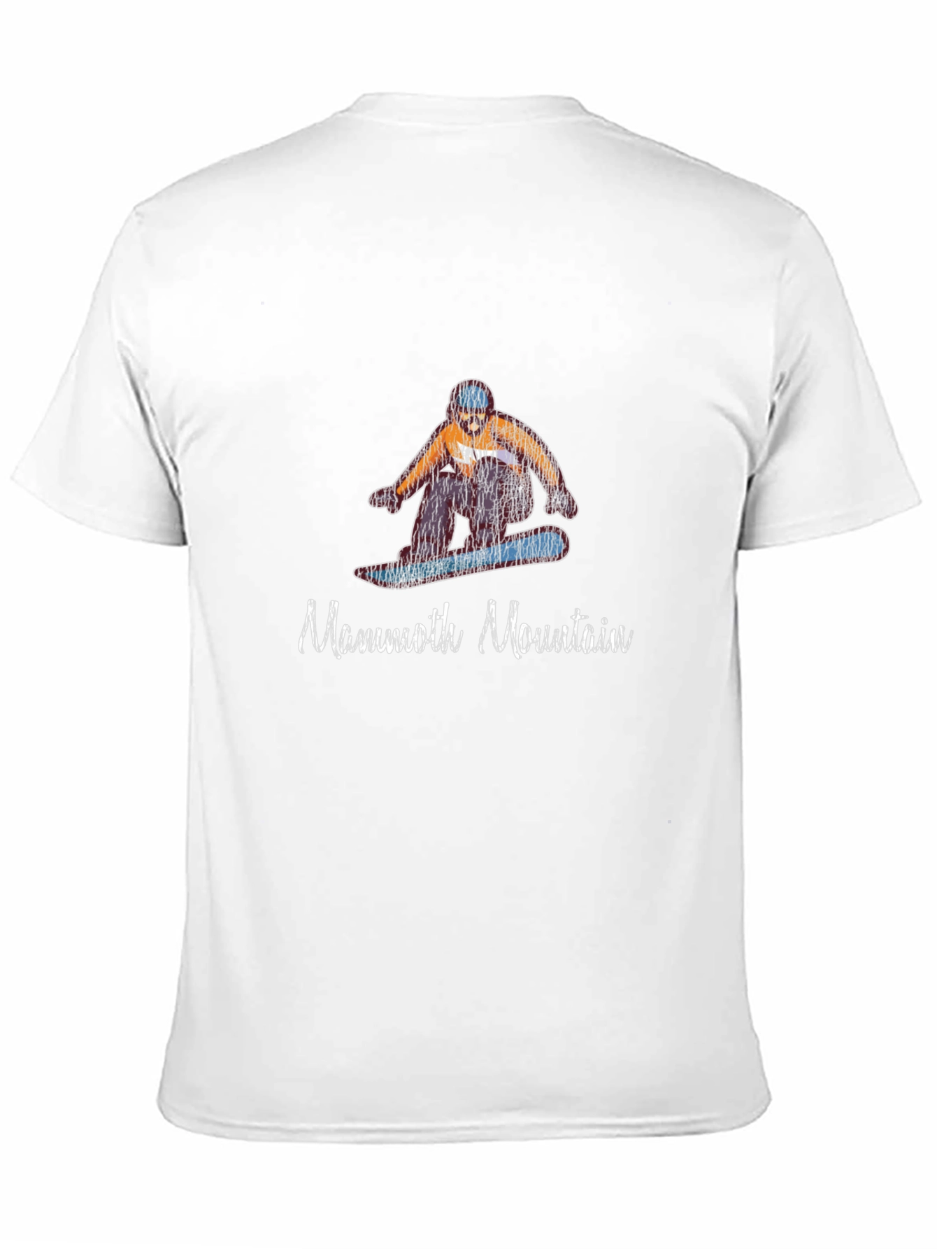 Mammoth Mountain Snowboarder Black T-Shirt