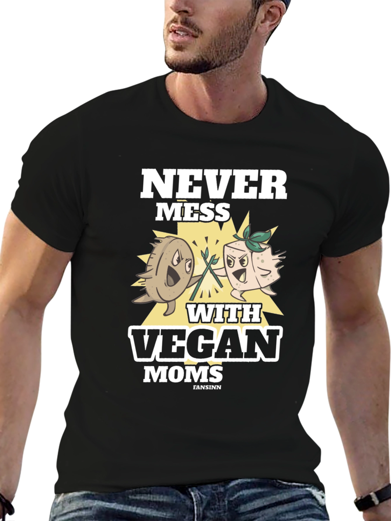Vegan Moms T-Shirt - Funny Graphic Tee