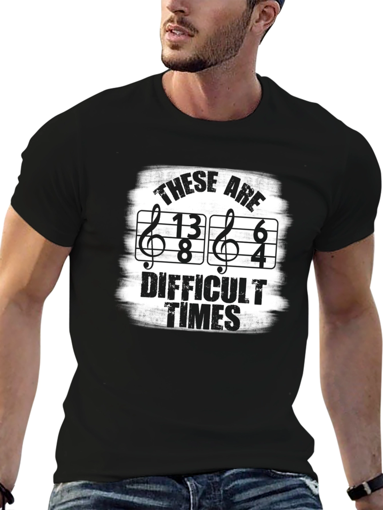 Difficult Times Funny Music T-Shirt