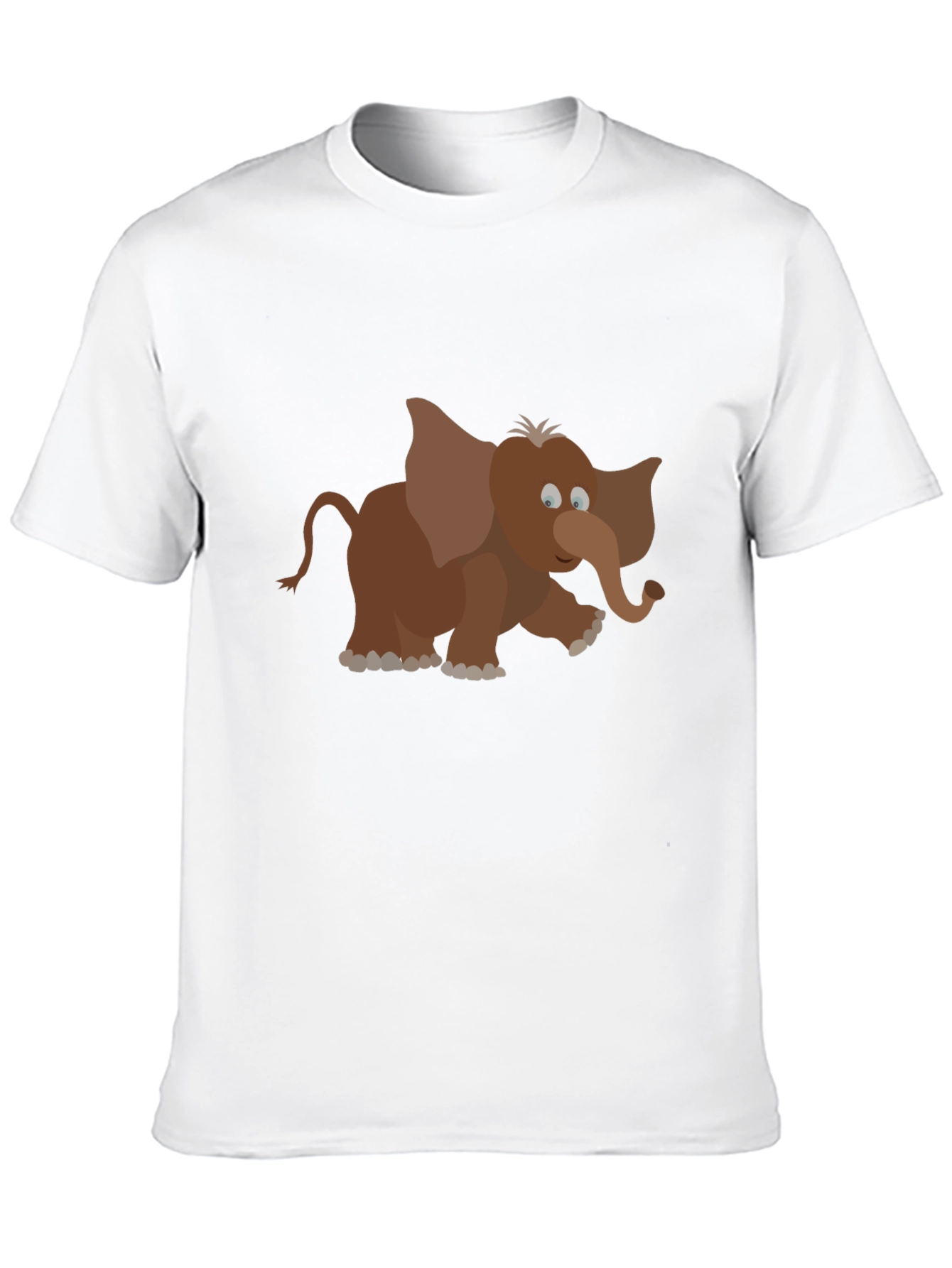 Elephant Cartoon Graphic T-Shirt