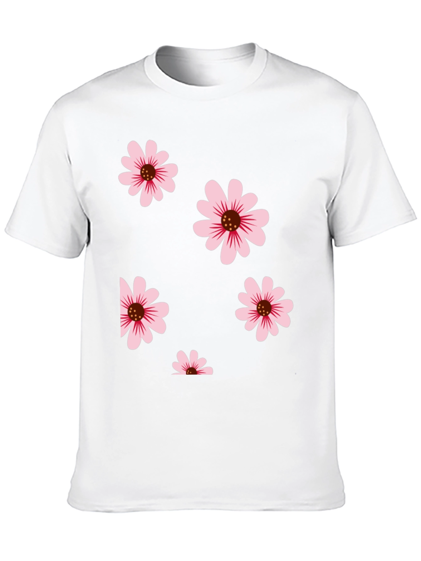 Floral Black T-Shirt