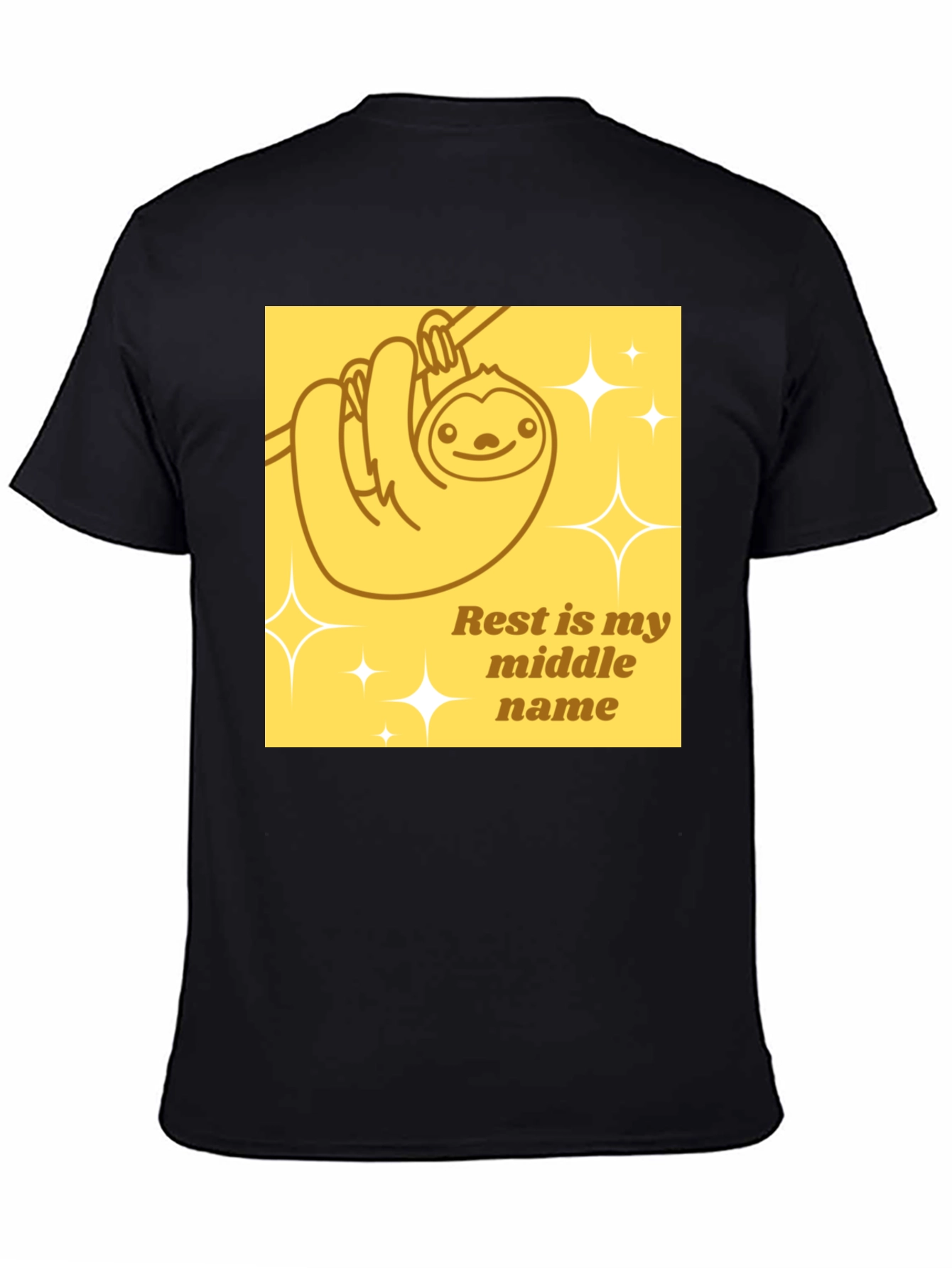 Relaxed Sloth Tee - Rest is my middle name
