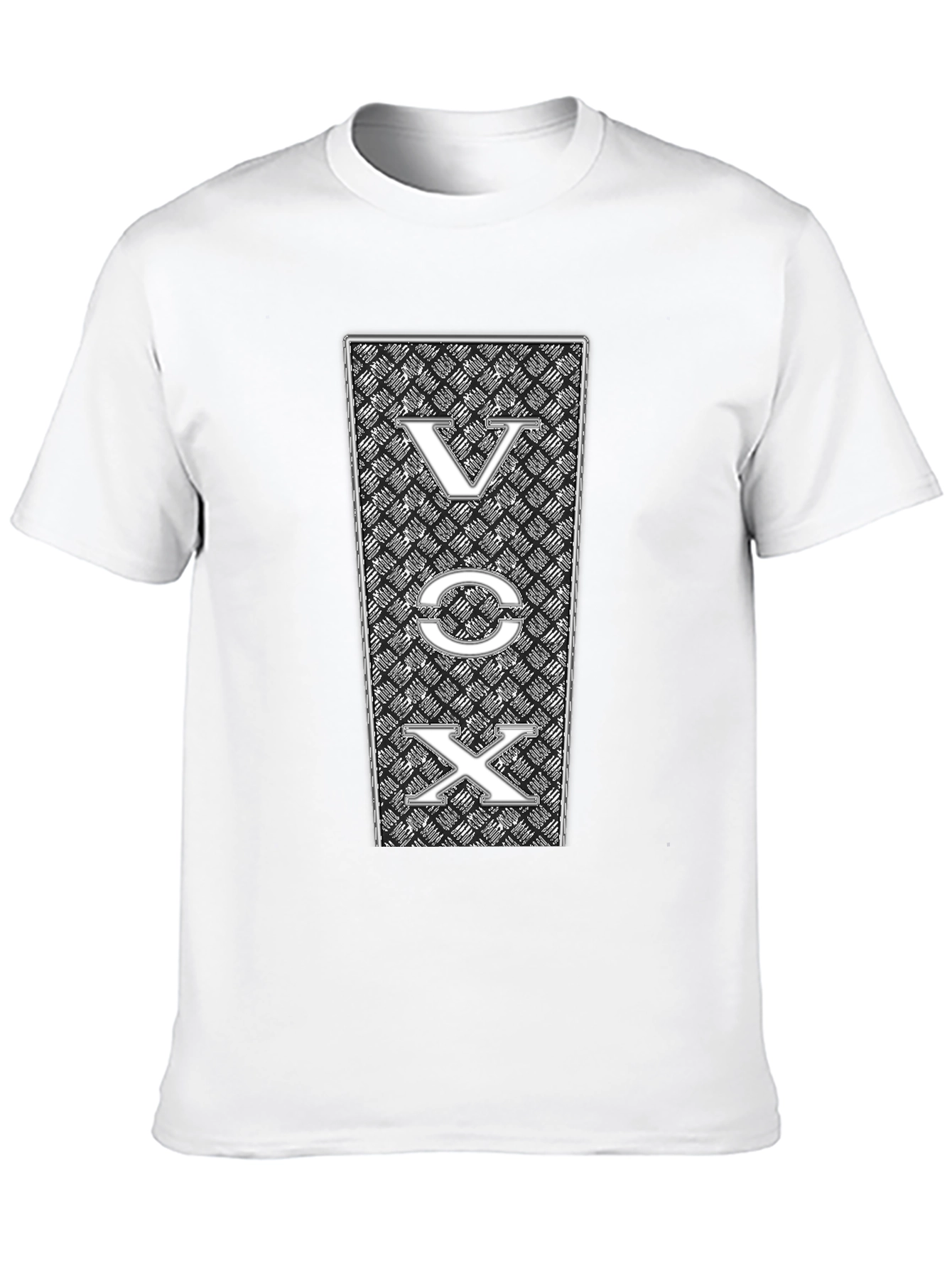 VOX Graphic Print Black T-Shirt