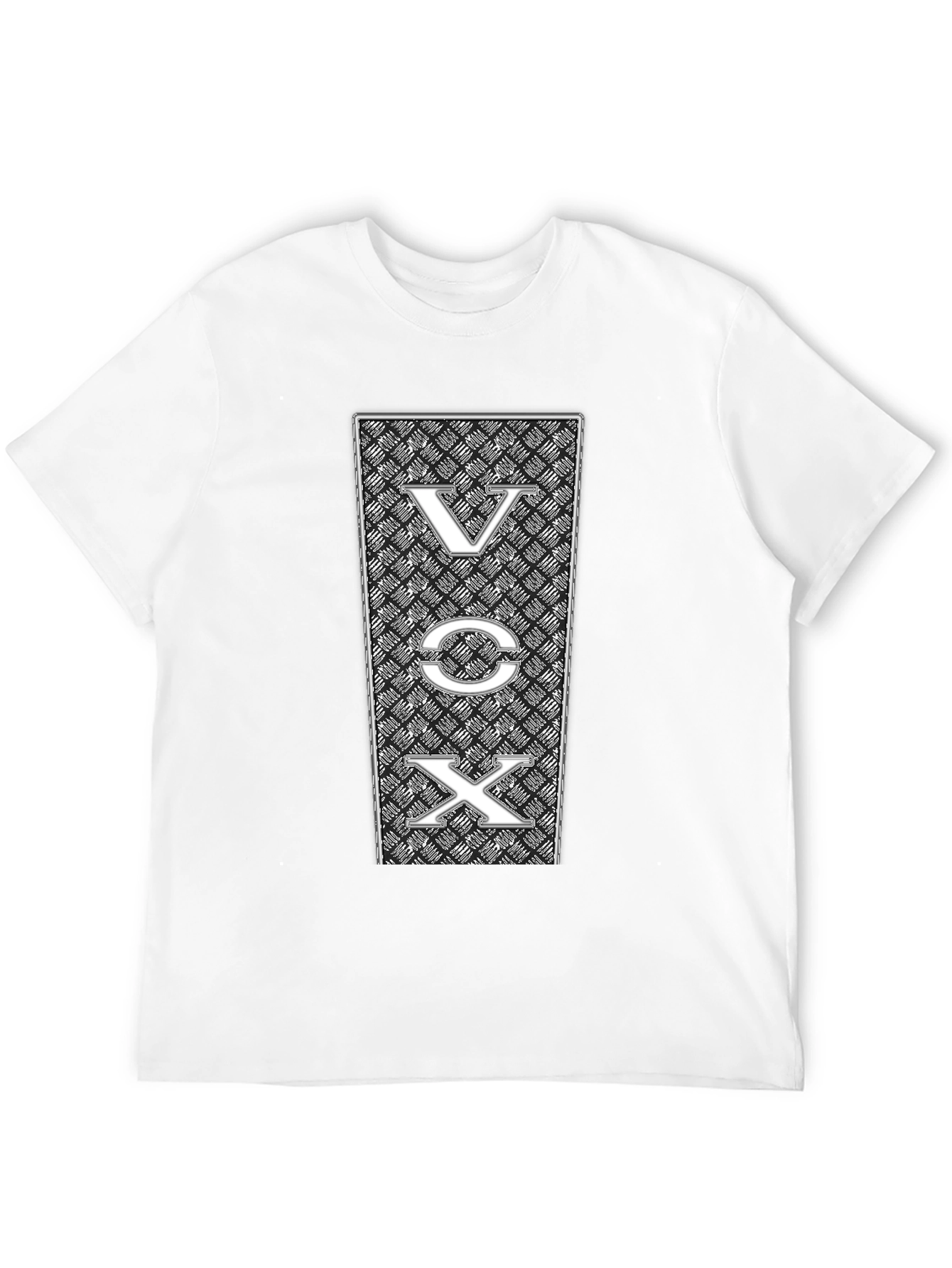 VOX Graphic Print Black T-Shirt