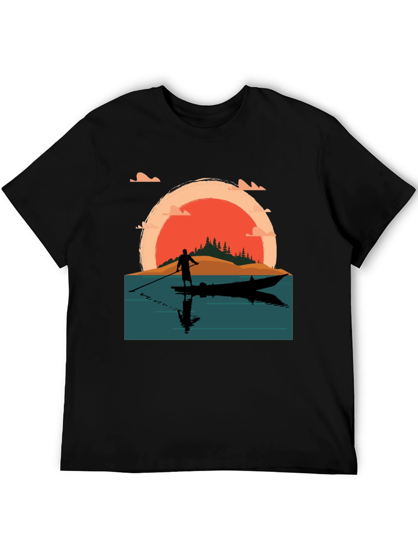Sunset Paddle Board T-Shirt