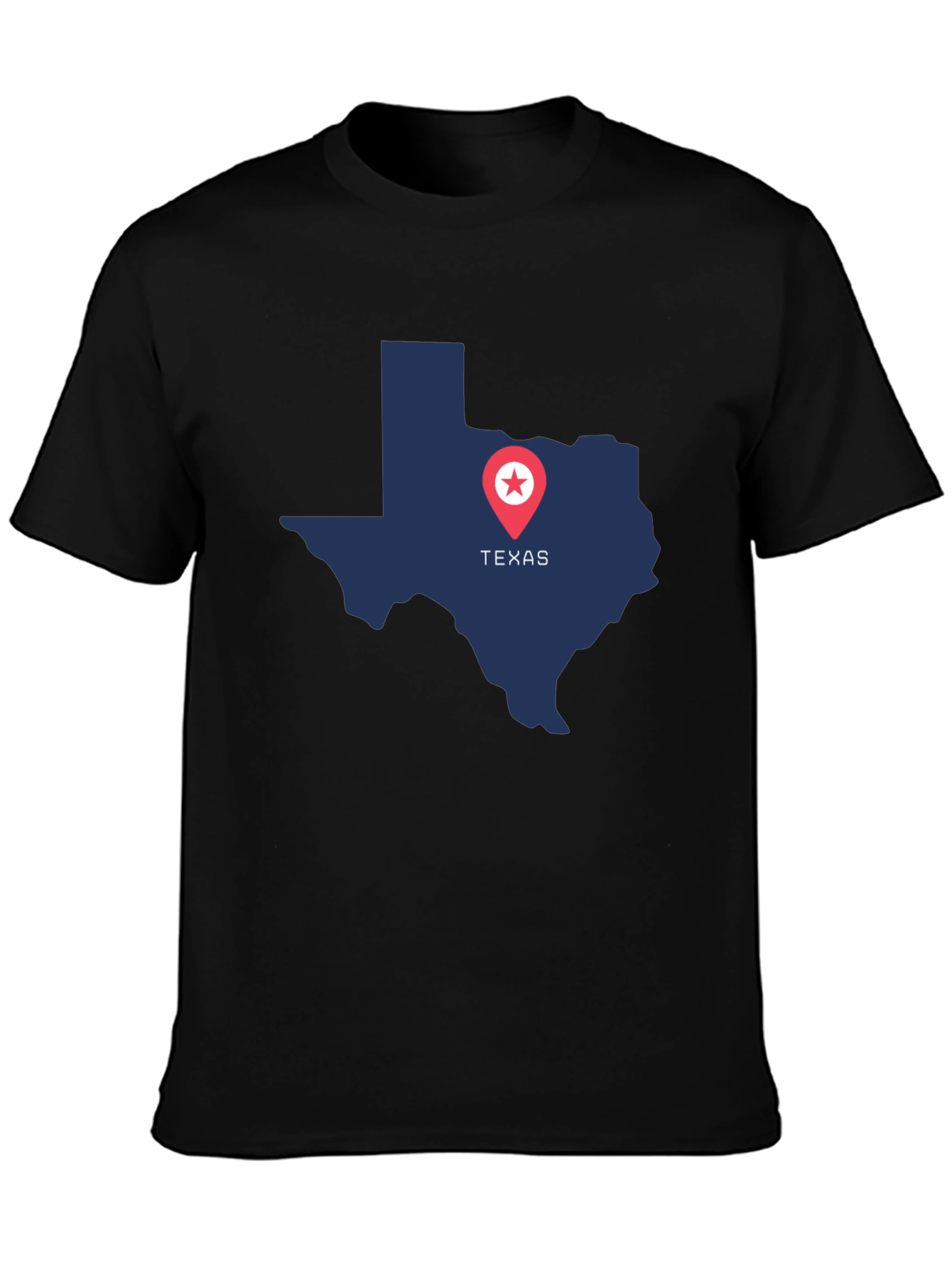 Texas Pride Graphic Tee - State Map Design