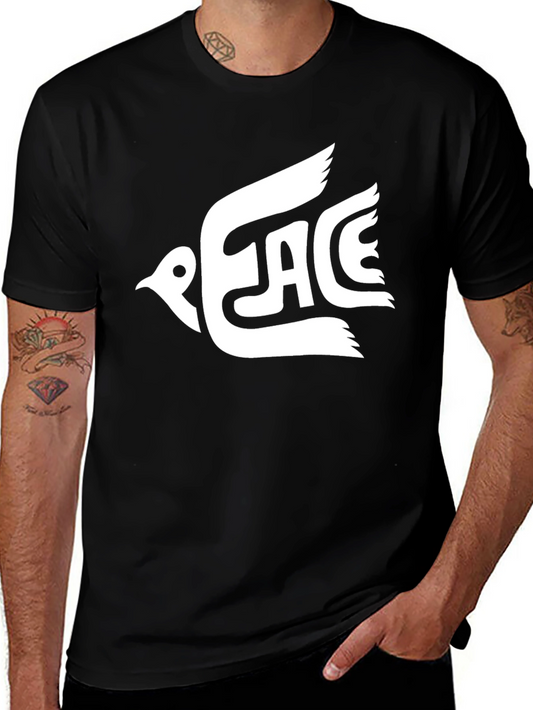 Peace Dove Graphic Tee - Stylish Comfort