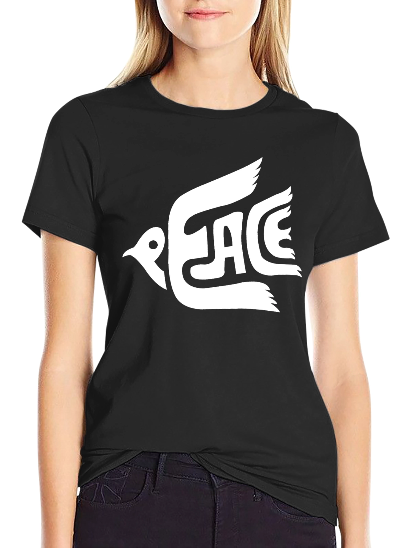 Peace Dove Graphic Tee - Stylish Comfort