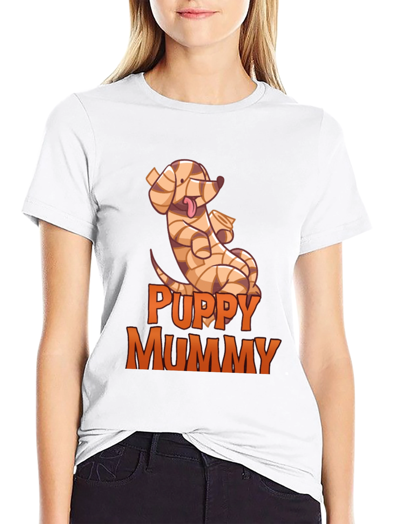Puppy Mummy T-Shirt - Funny Halloween Dog Tee