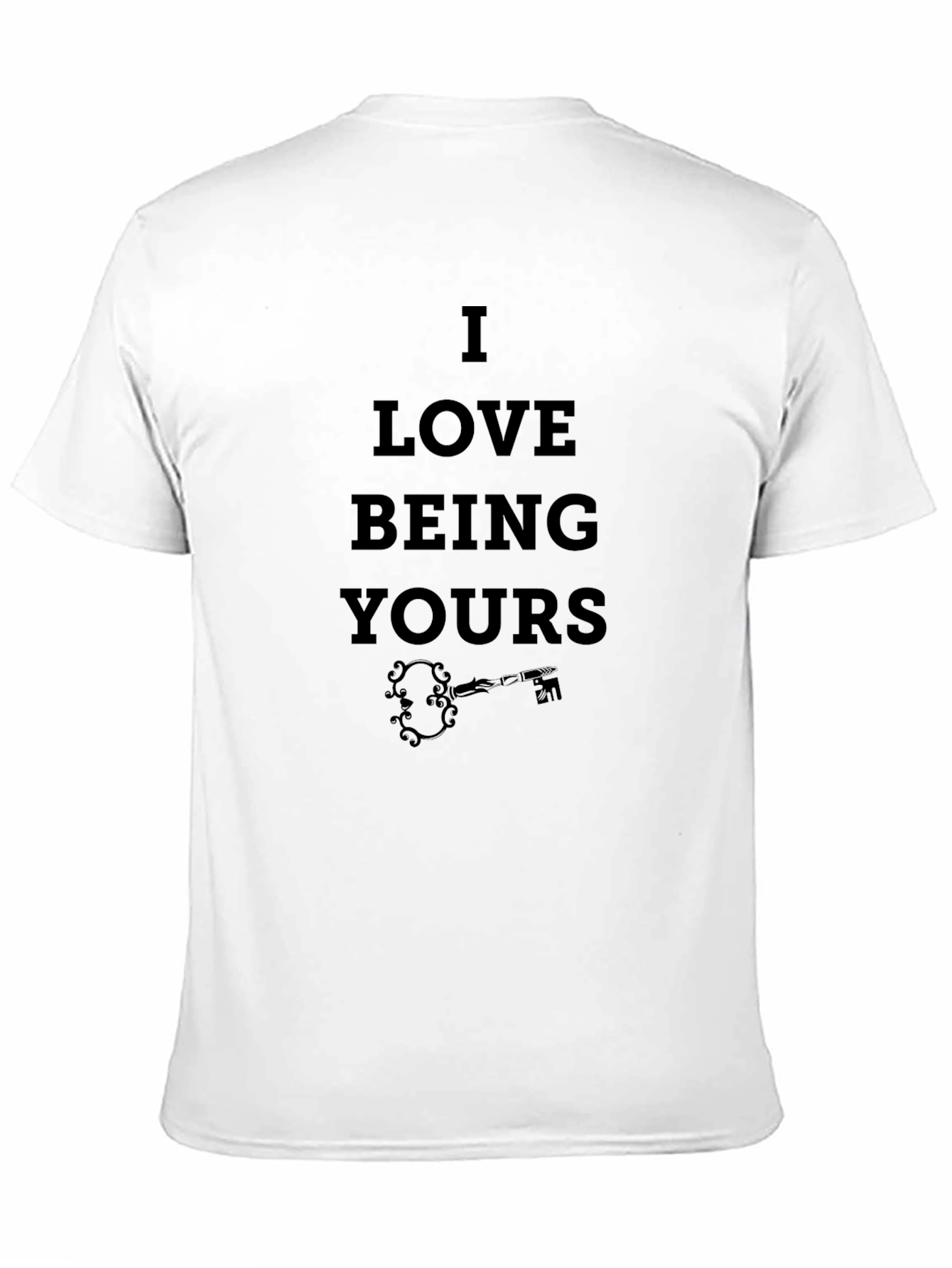 I Love Being Yours Black Graphic Tee