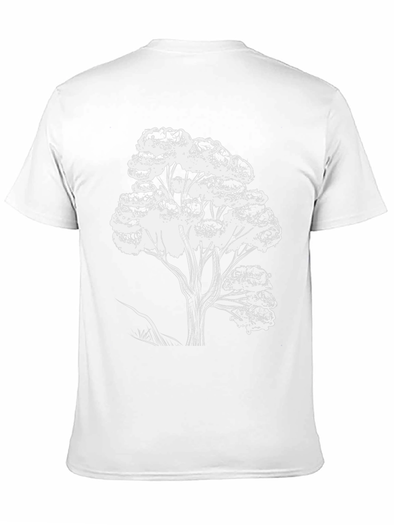 Nature Tree Graphic Tee - Stylish Black T-Shirt