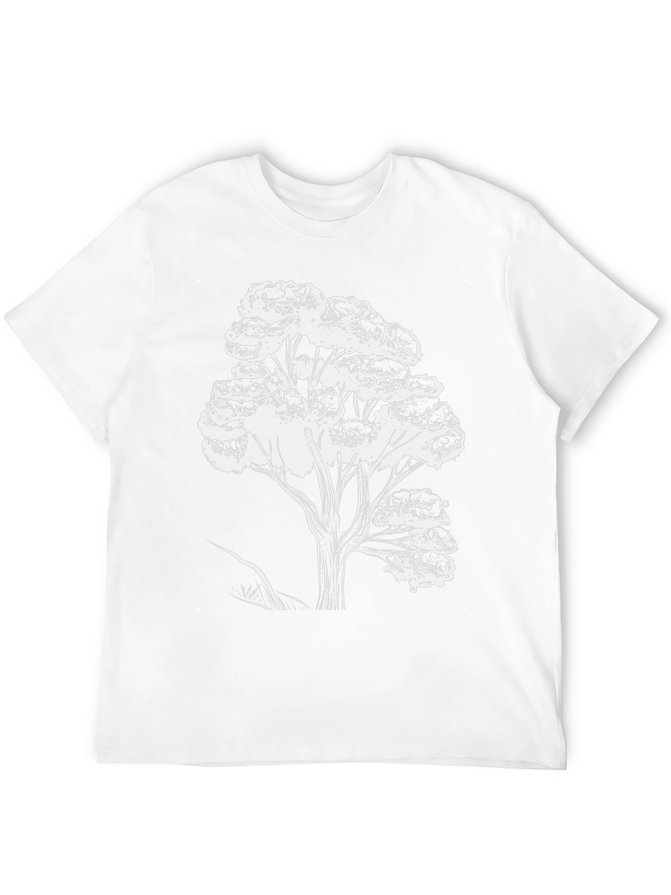 Nature Tree Graphic Tee - Stylish Black T-Shirt