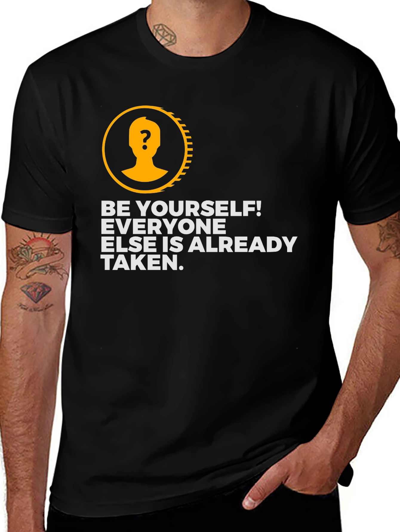 Be Yourself Graphic T-Shirt - Unique Design