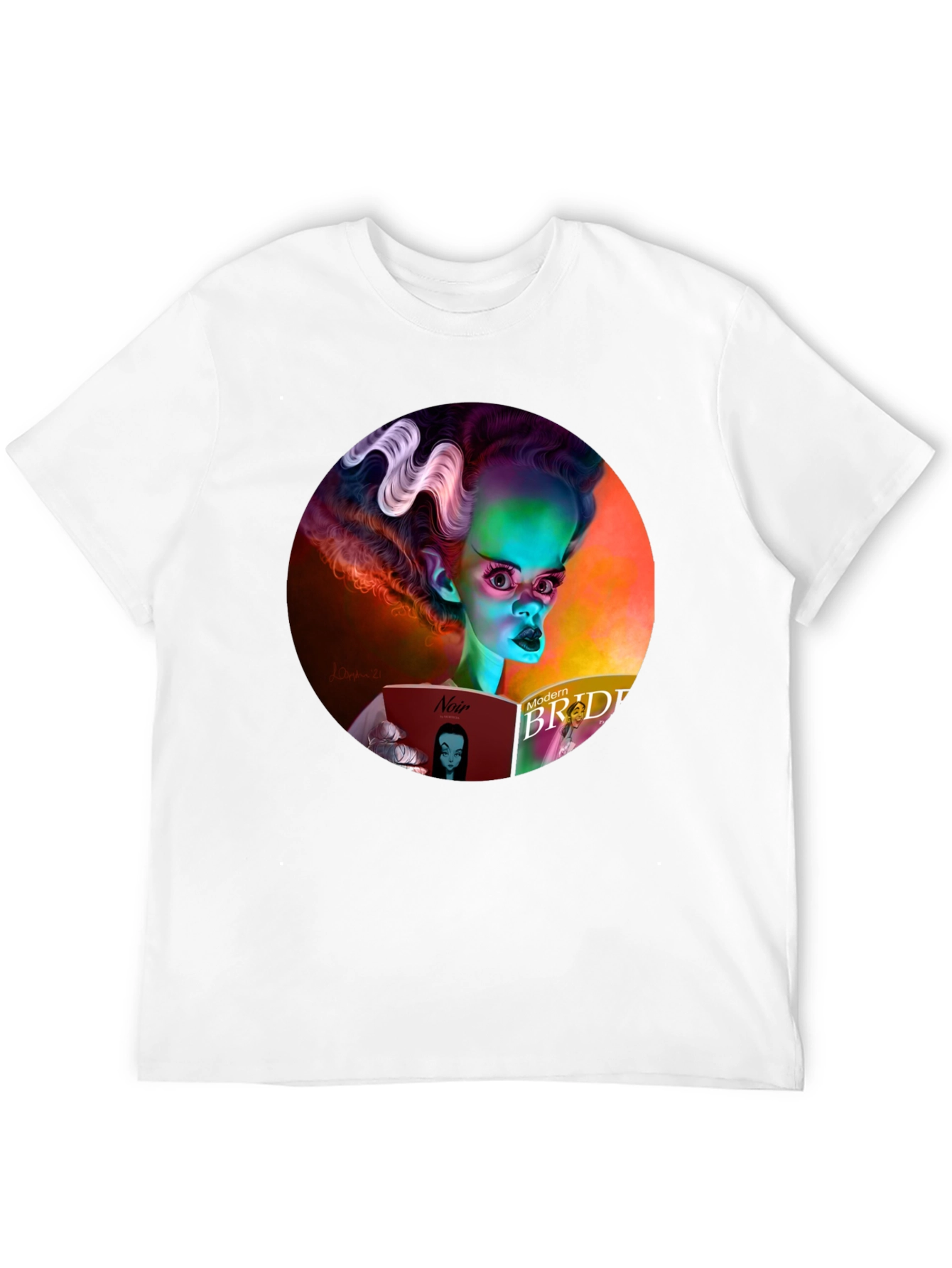 Bride of Frankenstein Reading T-Shirt