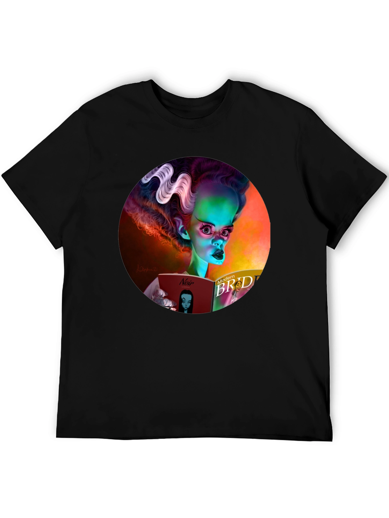 Bride of Frankenstein Reading T-Shirt